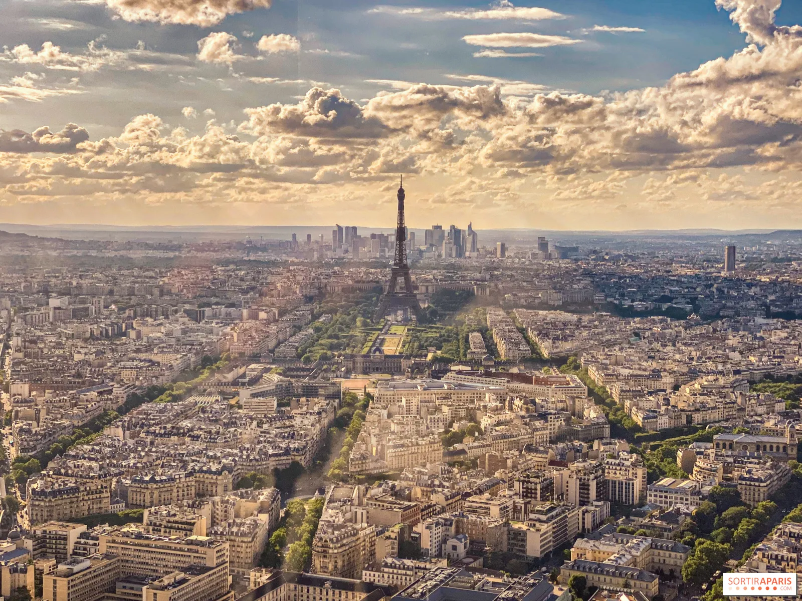 View of Paris from Montparnasse observation deck