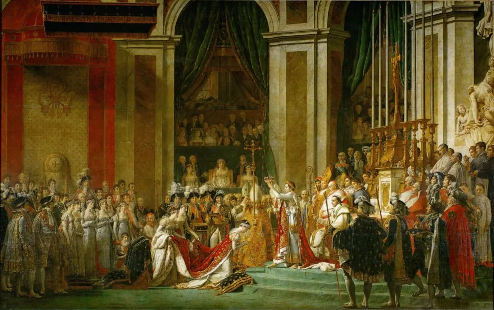 Napoleon’s coronation at Notre‑Dame