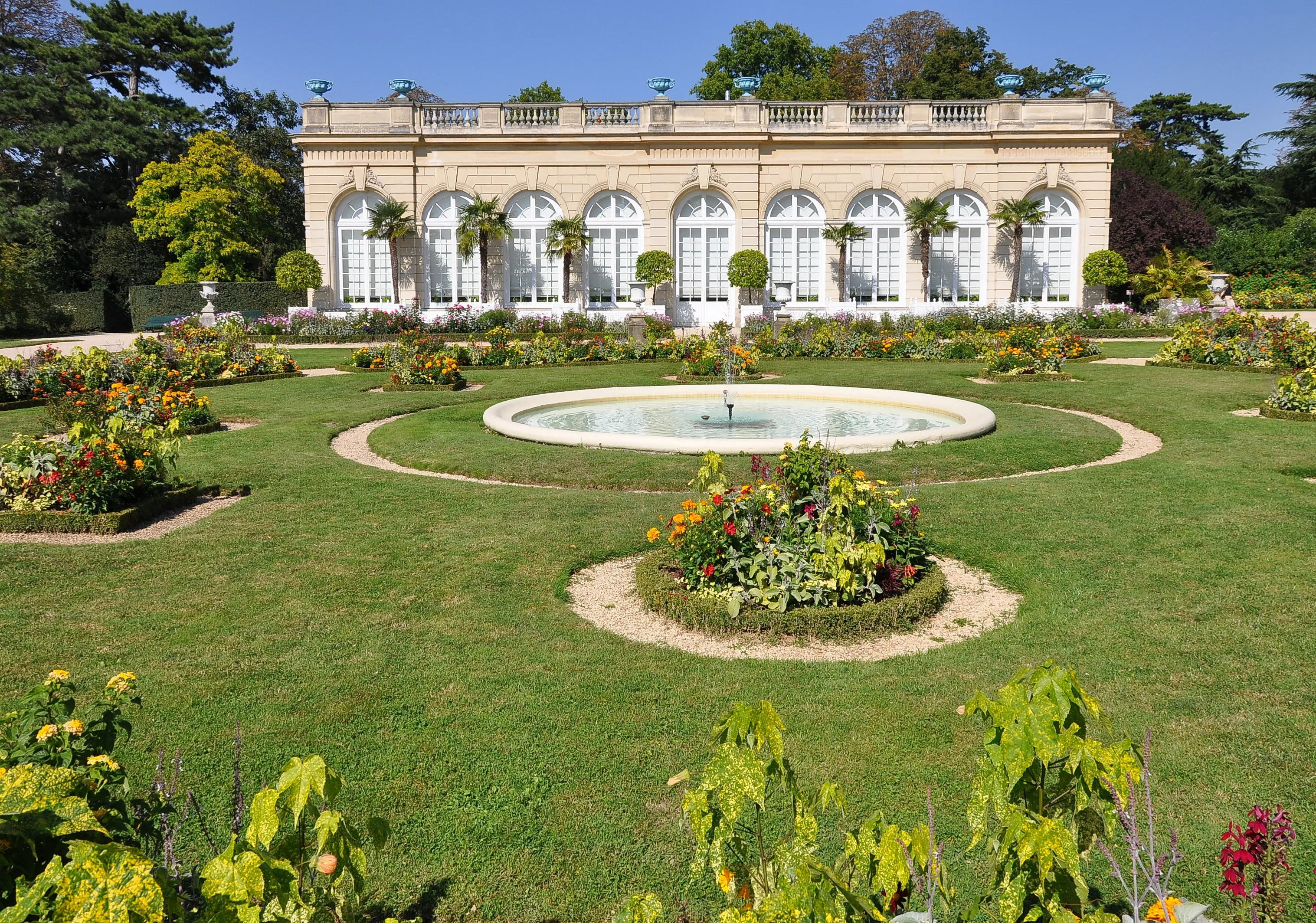 Tuileries gardens adjacent to the Orangerie