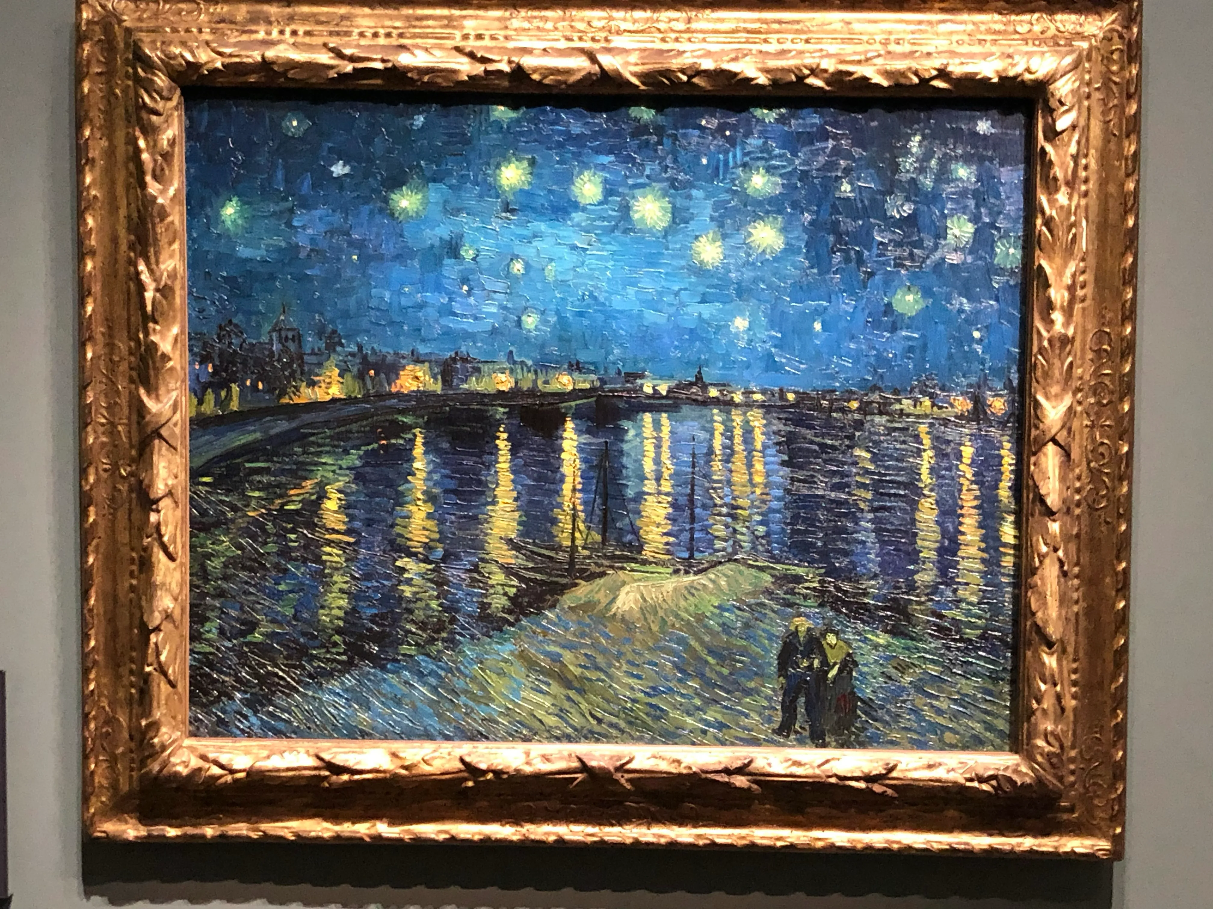 Van Gogh’s vibrant brushwork in close view