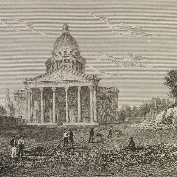 1790 miniature of the Panthéon