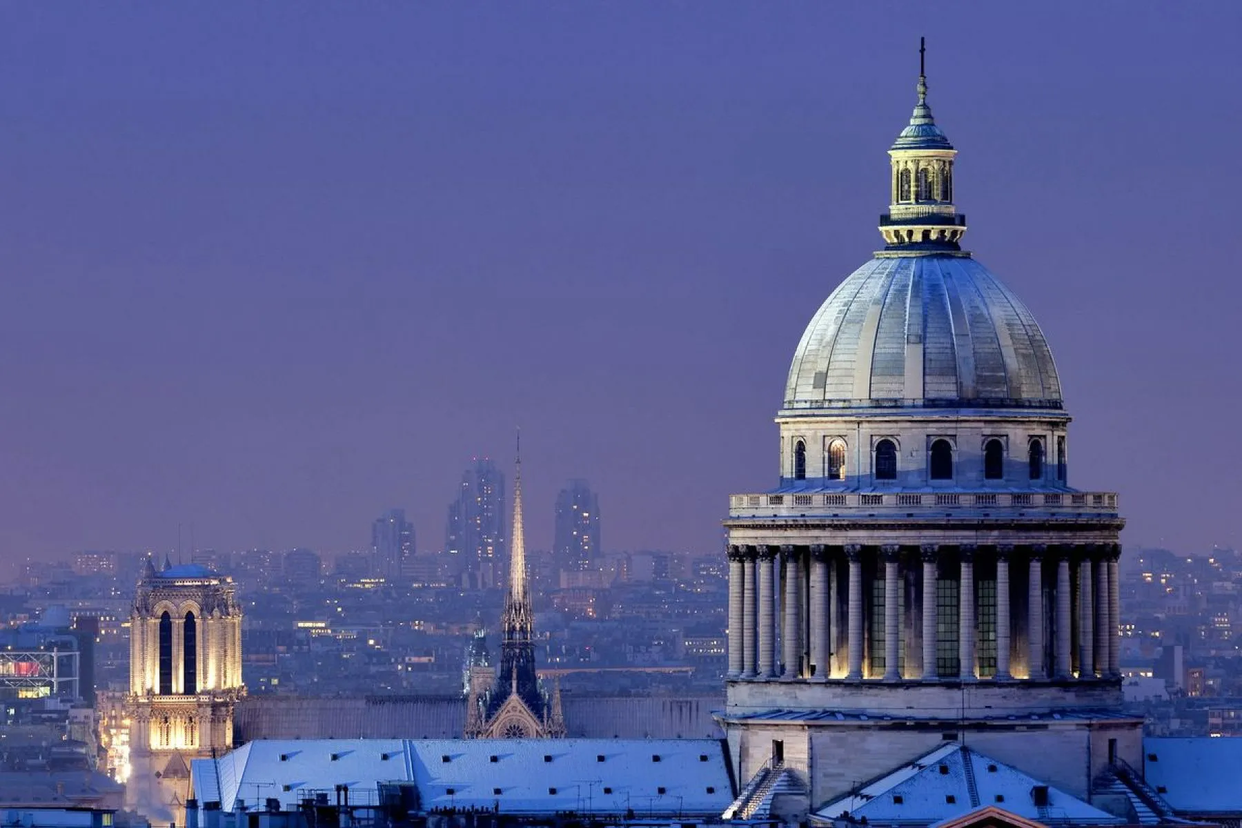 View of Paris from Panthéon rooftop
