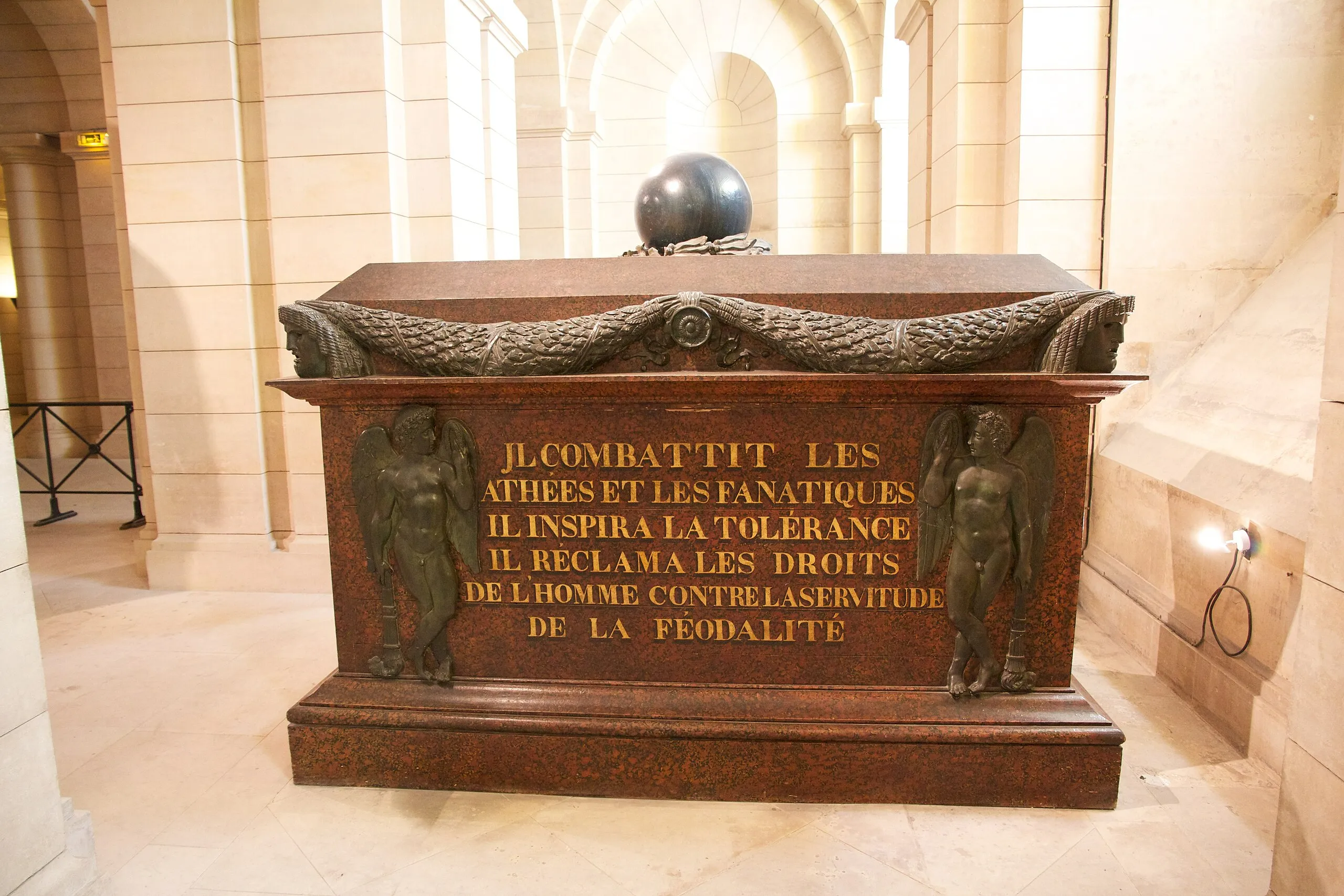 Voltaire's tomb
