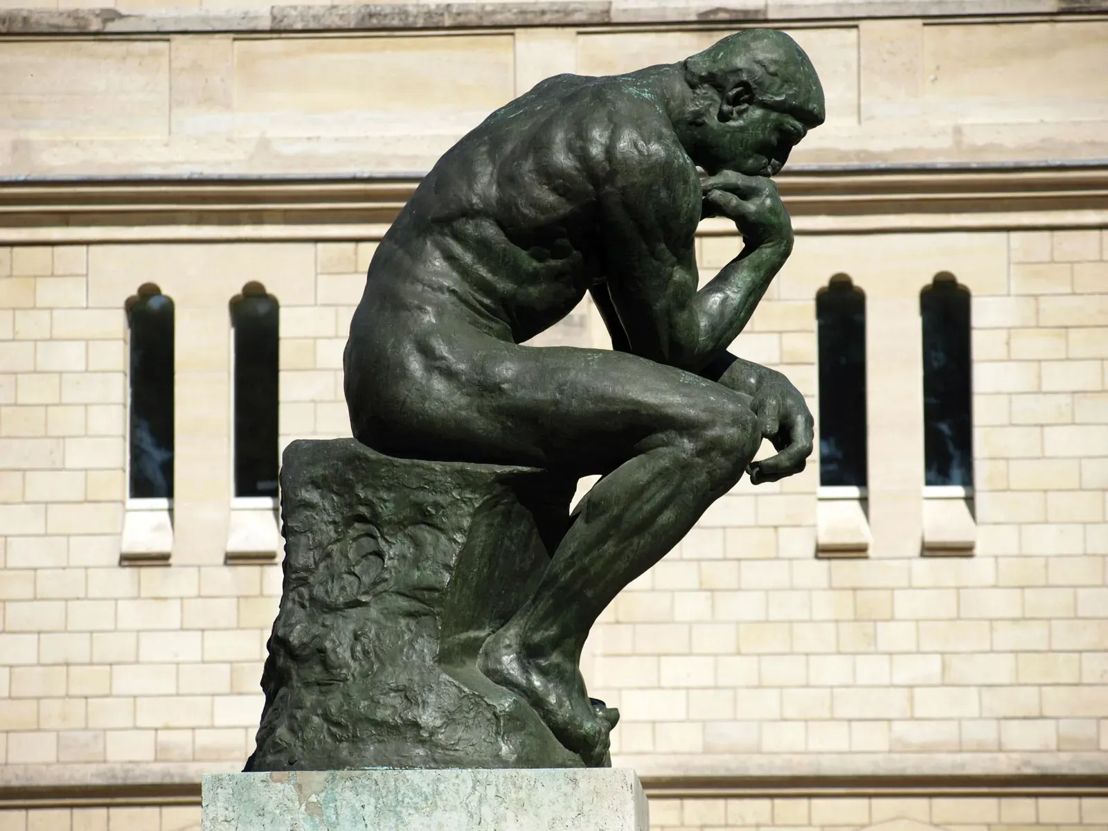 The Thinker sculpture