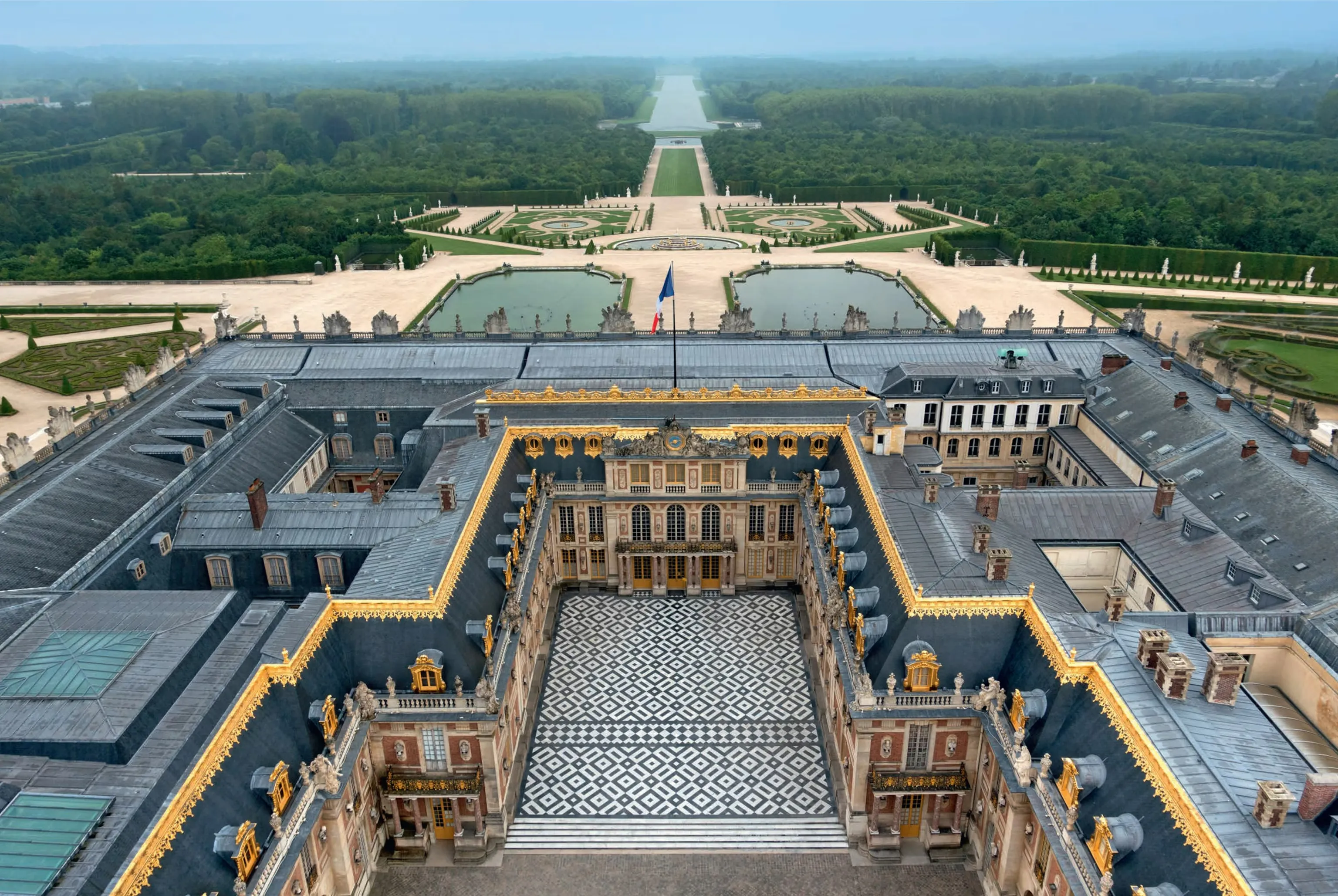 Palace of Versailles Exterior Panorama