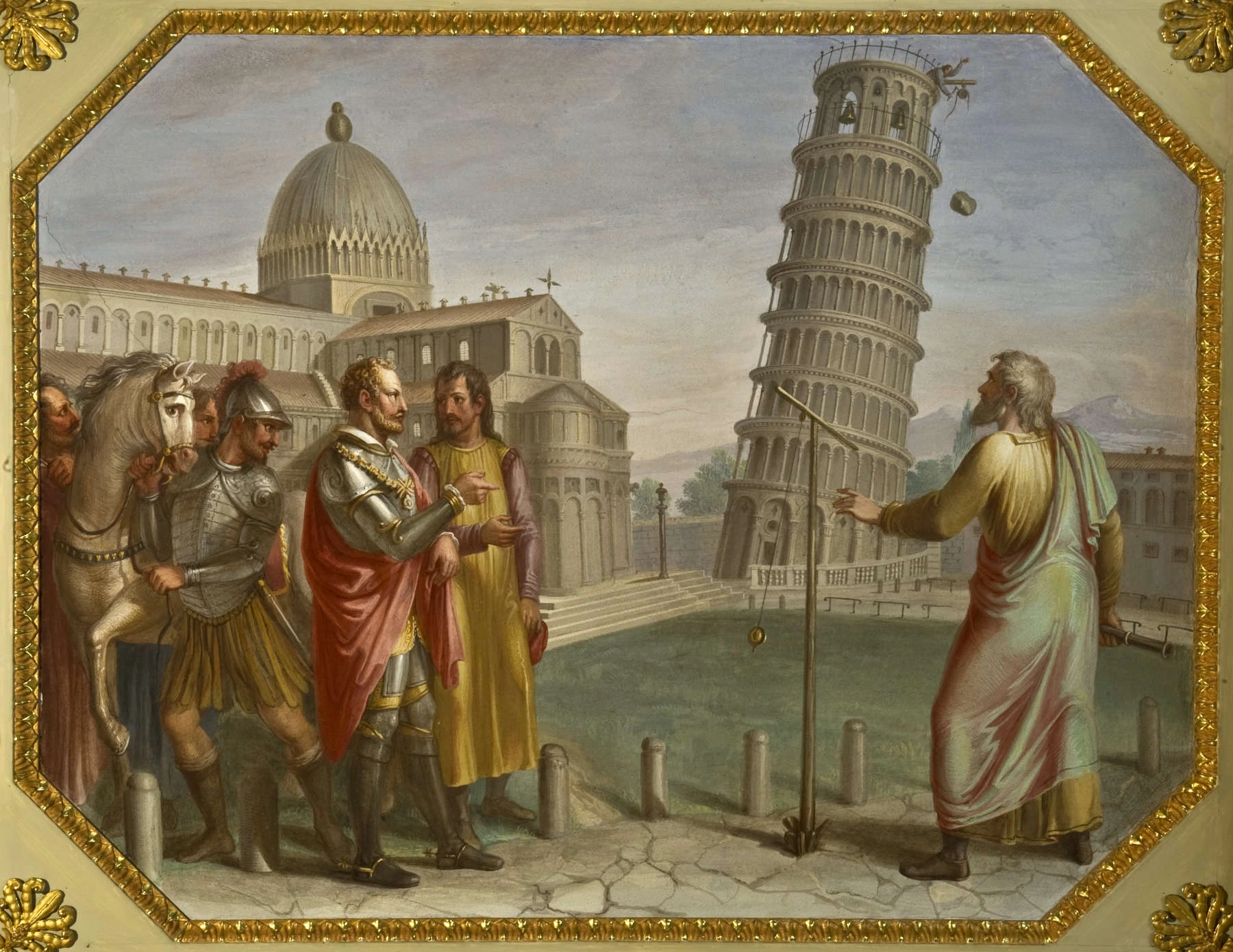 Galileo's Experiments at the Leaning Tower of Pisa