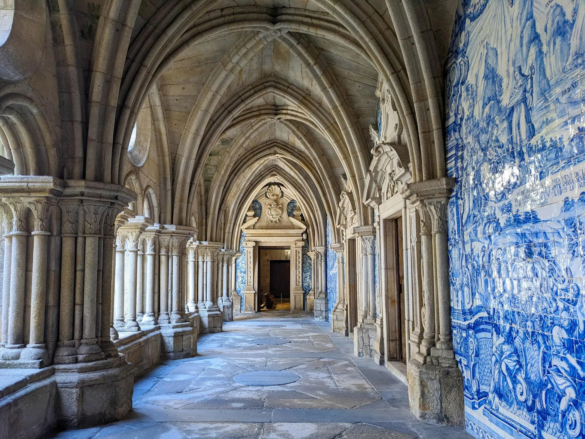 Cloister passage at Porto Cathedral