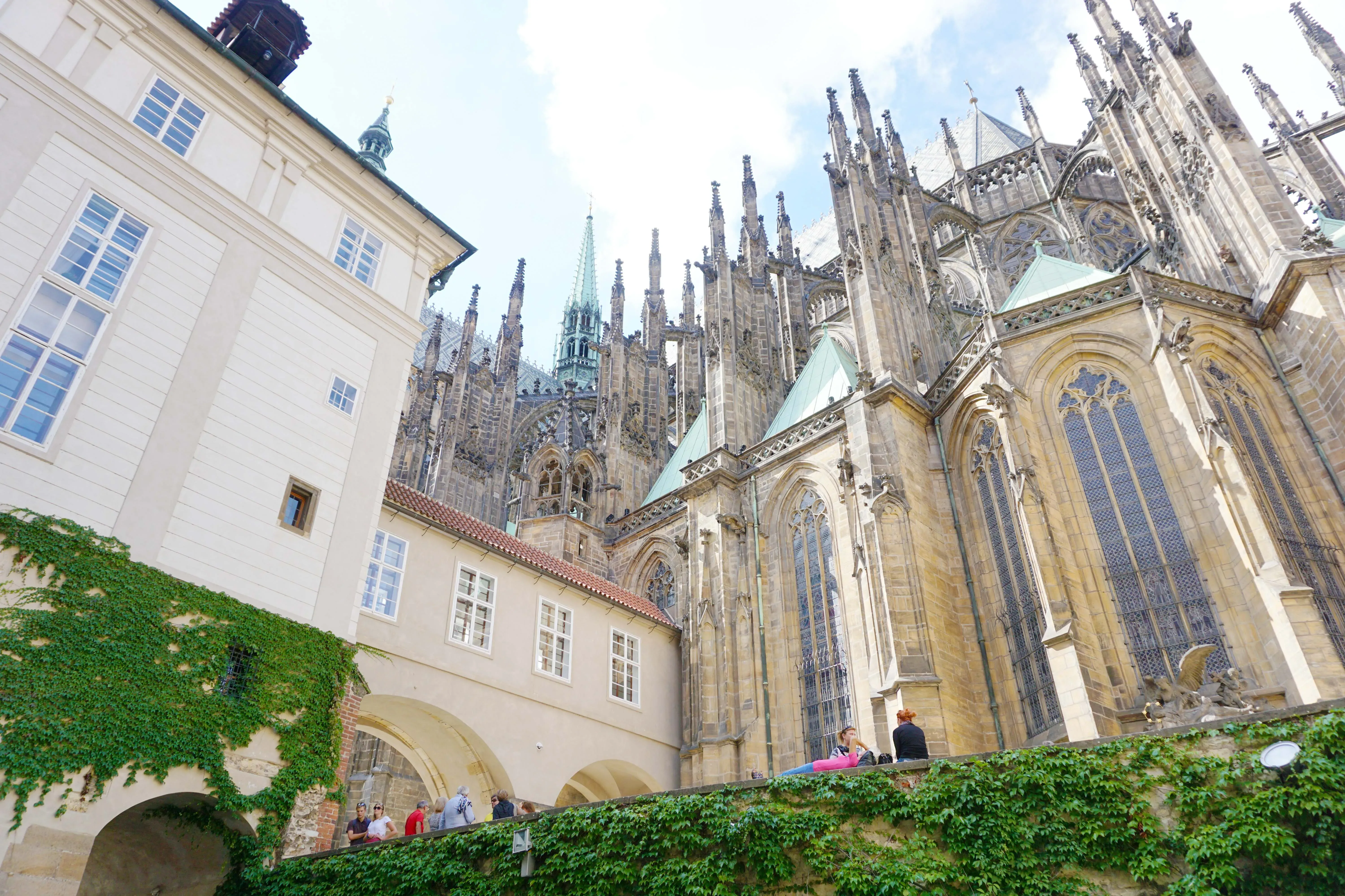 Architecture Layers at Prague Castle: Romanesque, Gothic, Renaissance, and Baroque