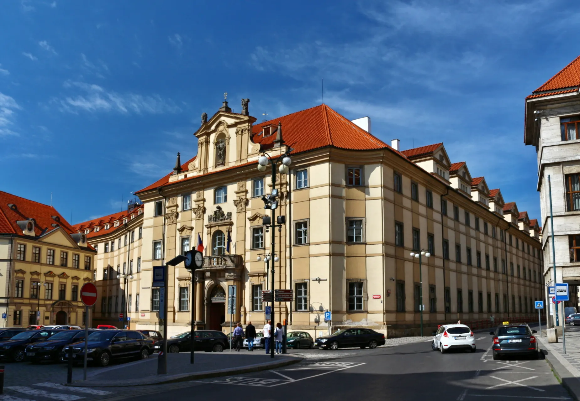 Klementinum and its front square