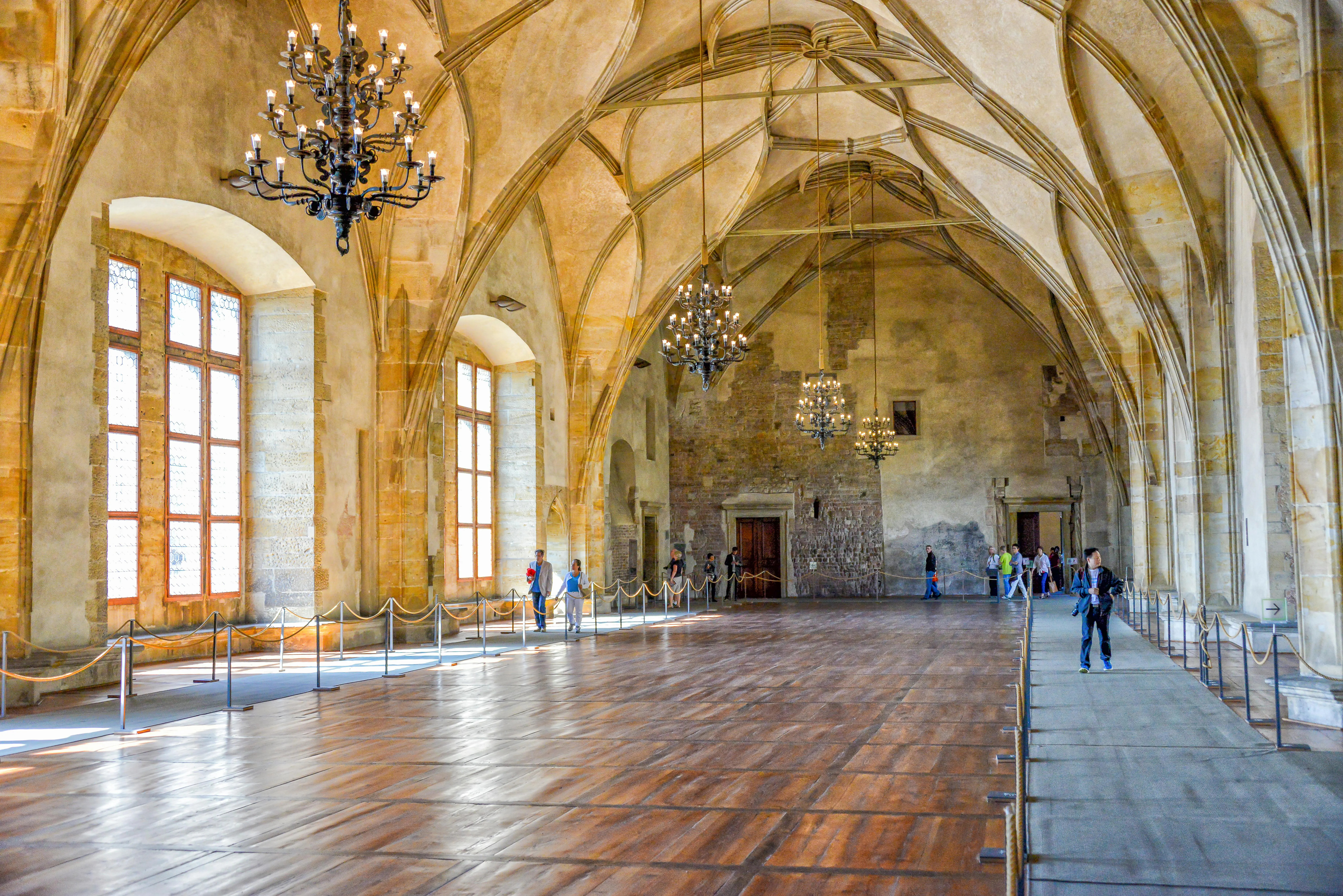 Interior hall at Prague Castle