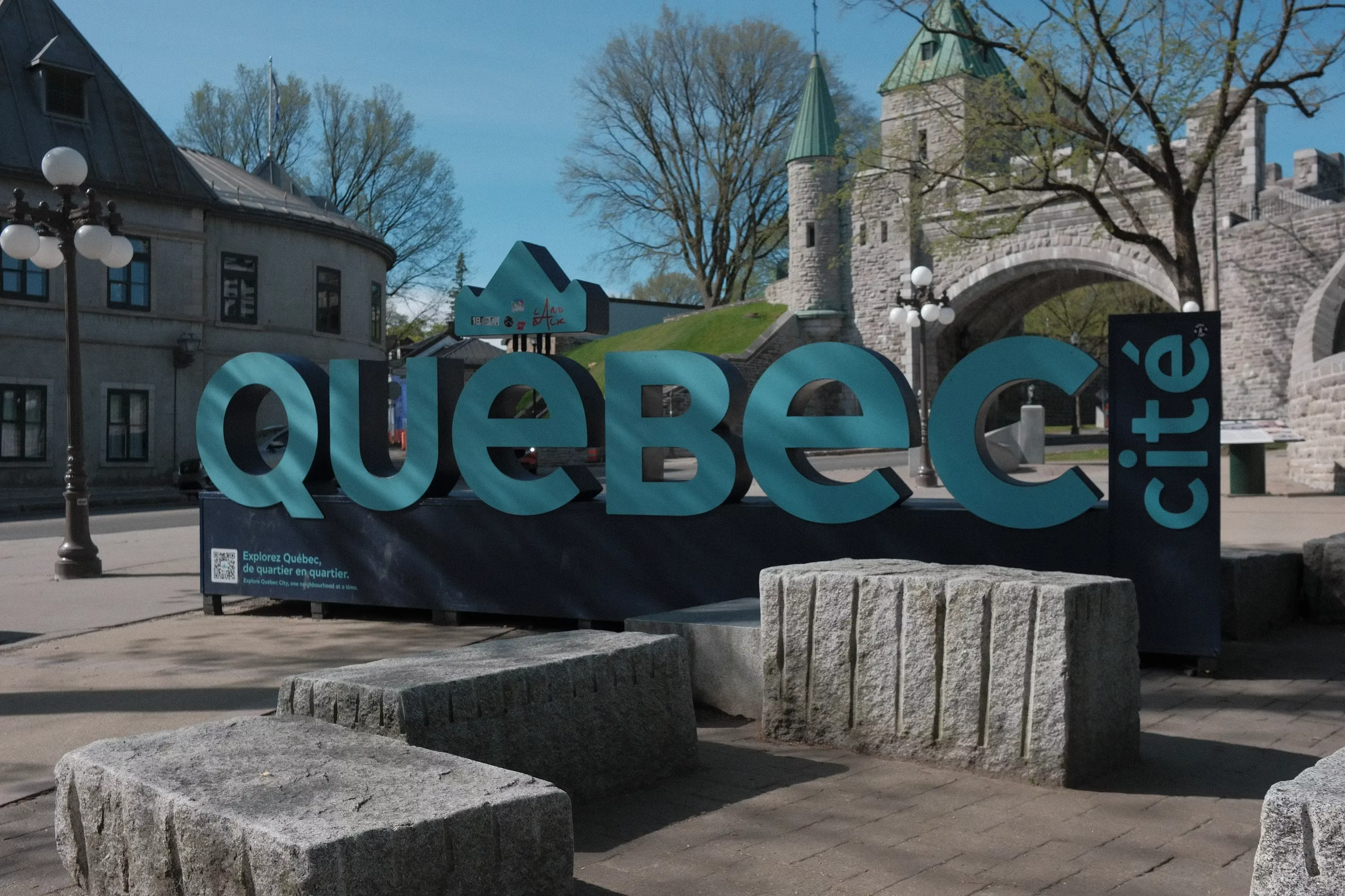 Quebec City sign landmark