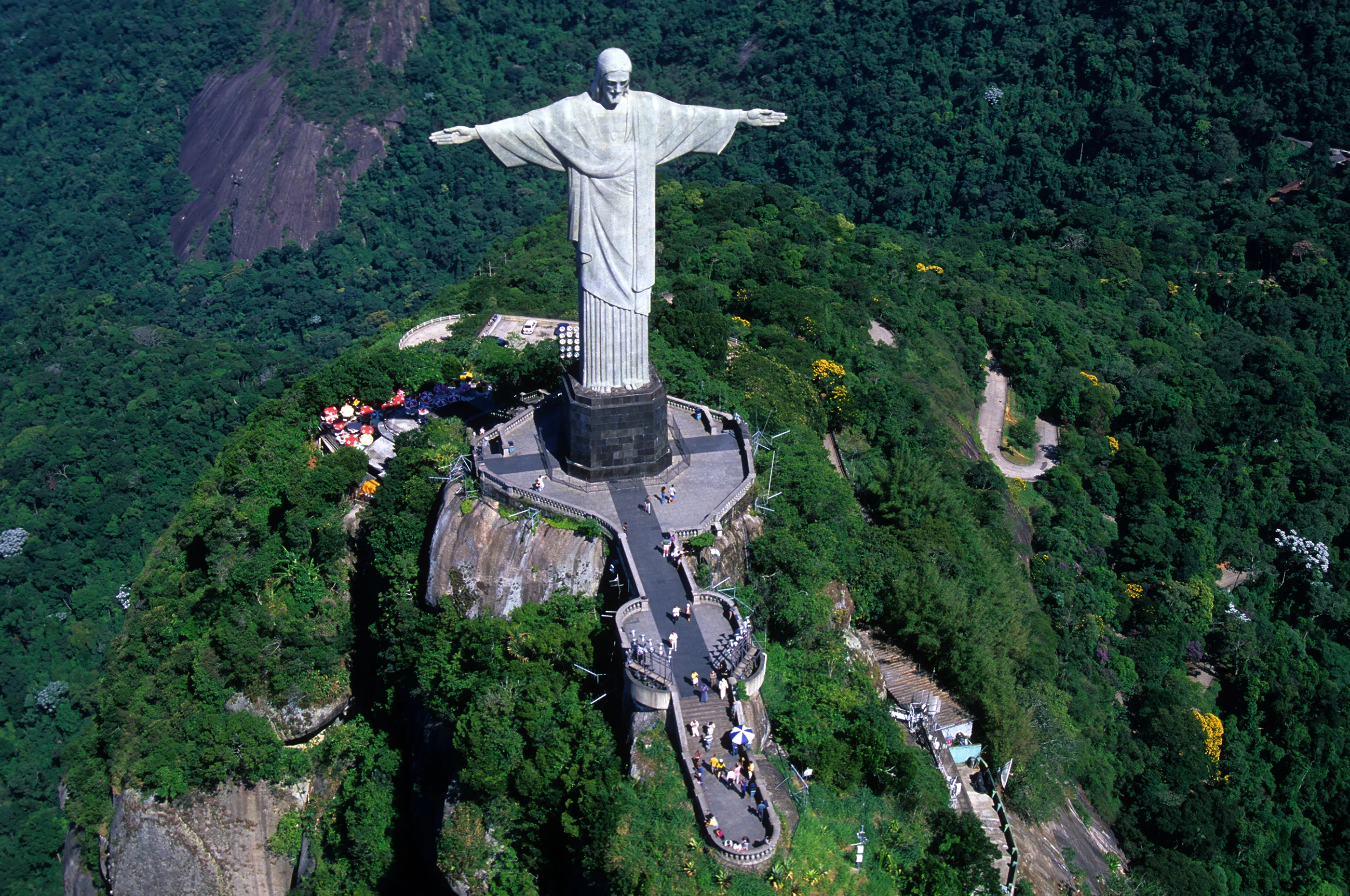 Christ the Redeemer Aerial Panorama