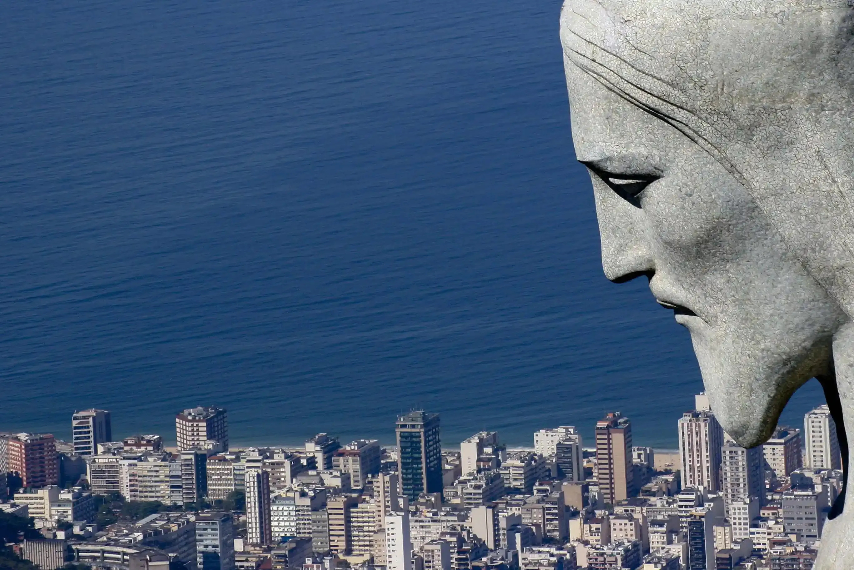 Christ the Redeemer Face Close Up