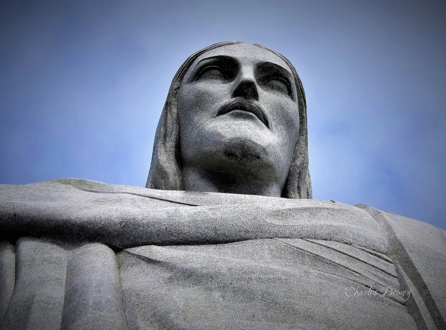 Christ the Redeemer Face From Below