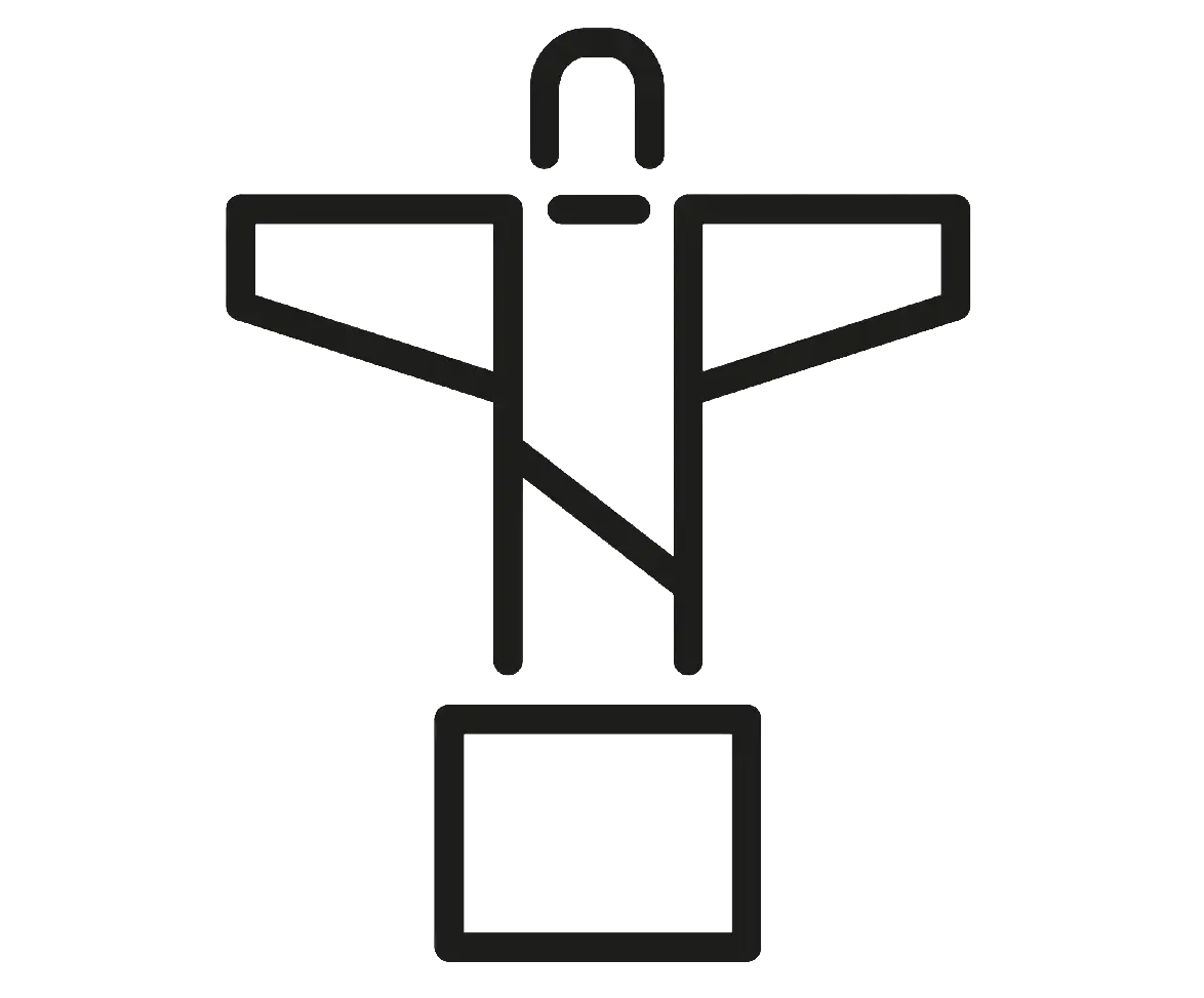 क्राइस्ट द रिडीमर और कोरकोवाडो ट्रेन Logo