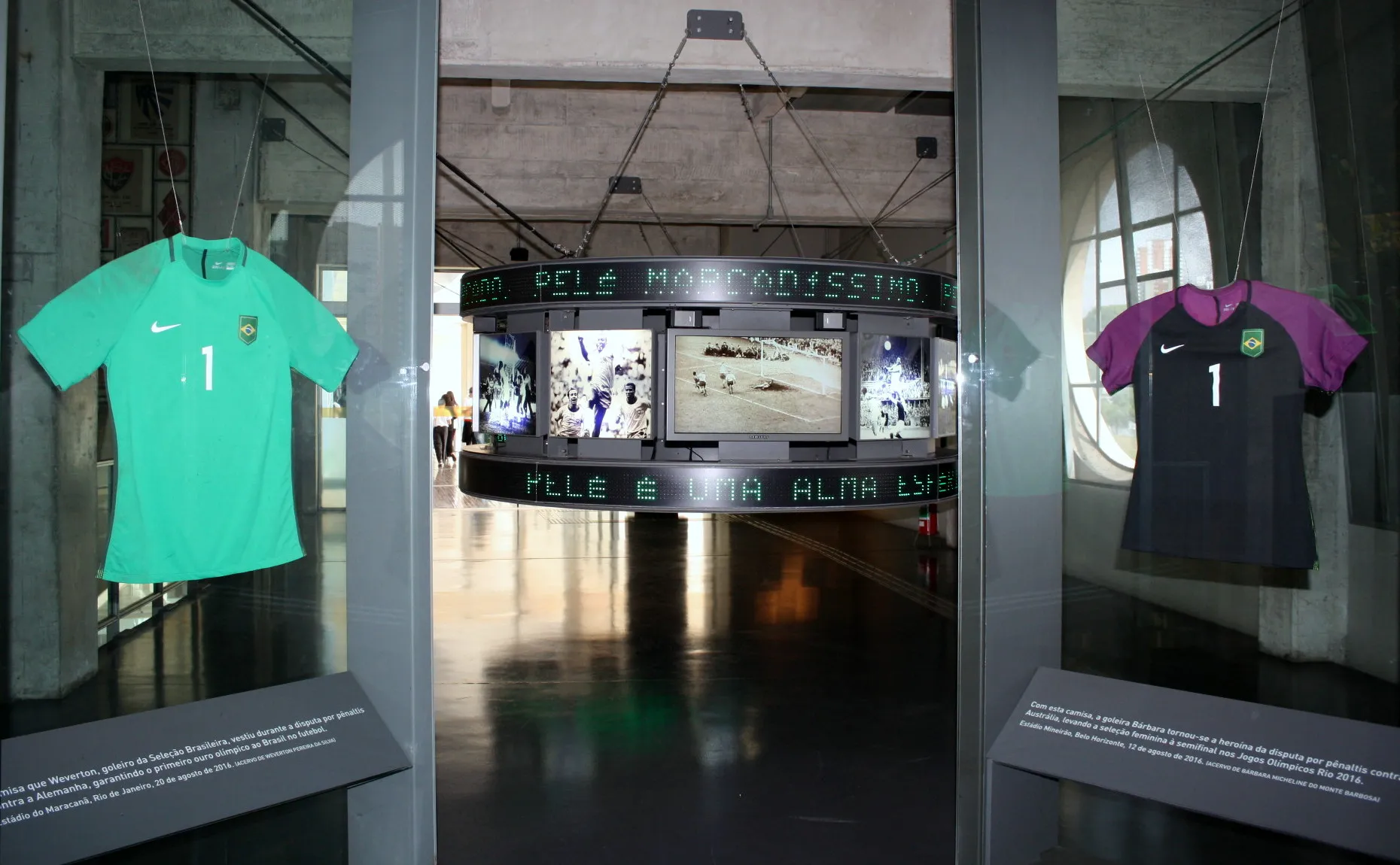 Best Scorers Shirts at Maracanã Museum