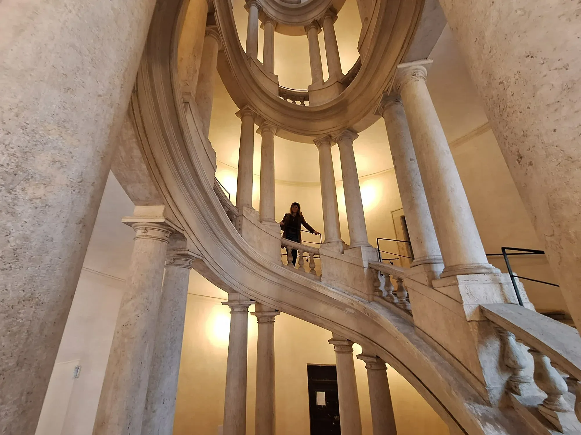 Borromini staircase at Palazzo Barberini
