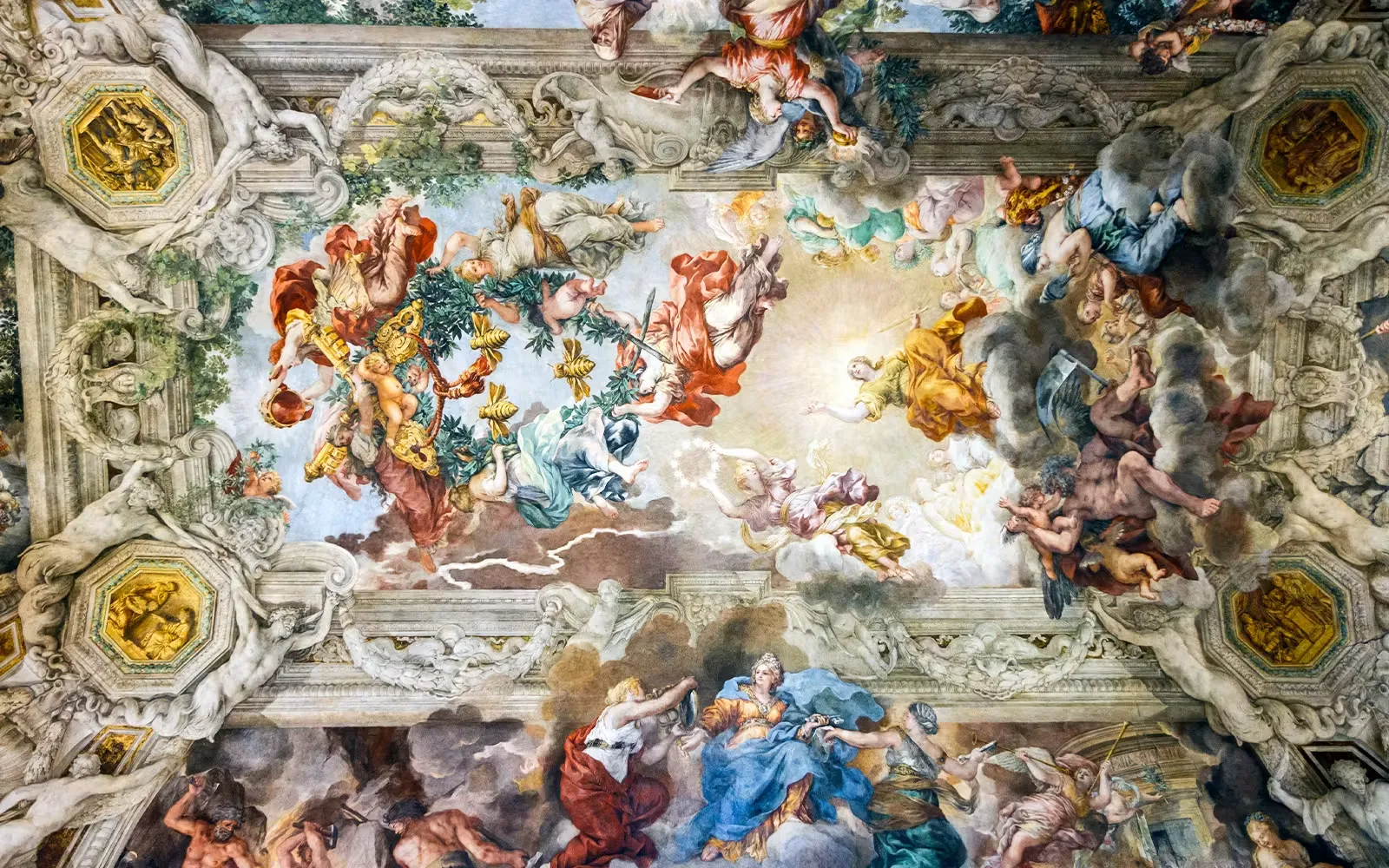 Triumph of Divine Providence fresco ceiling