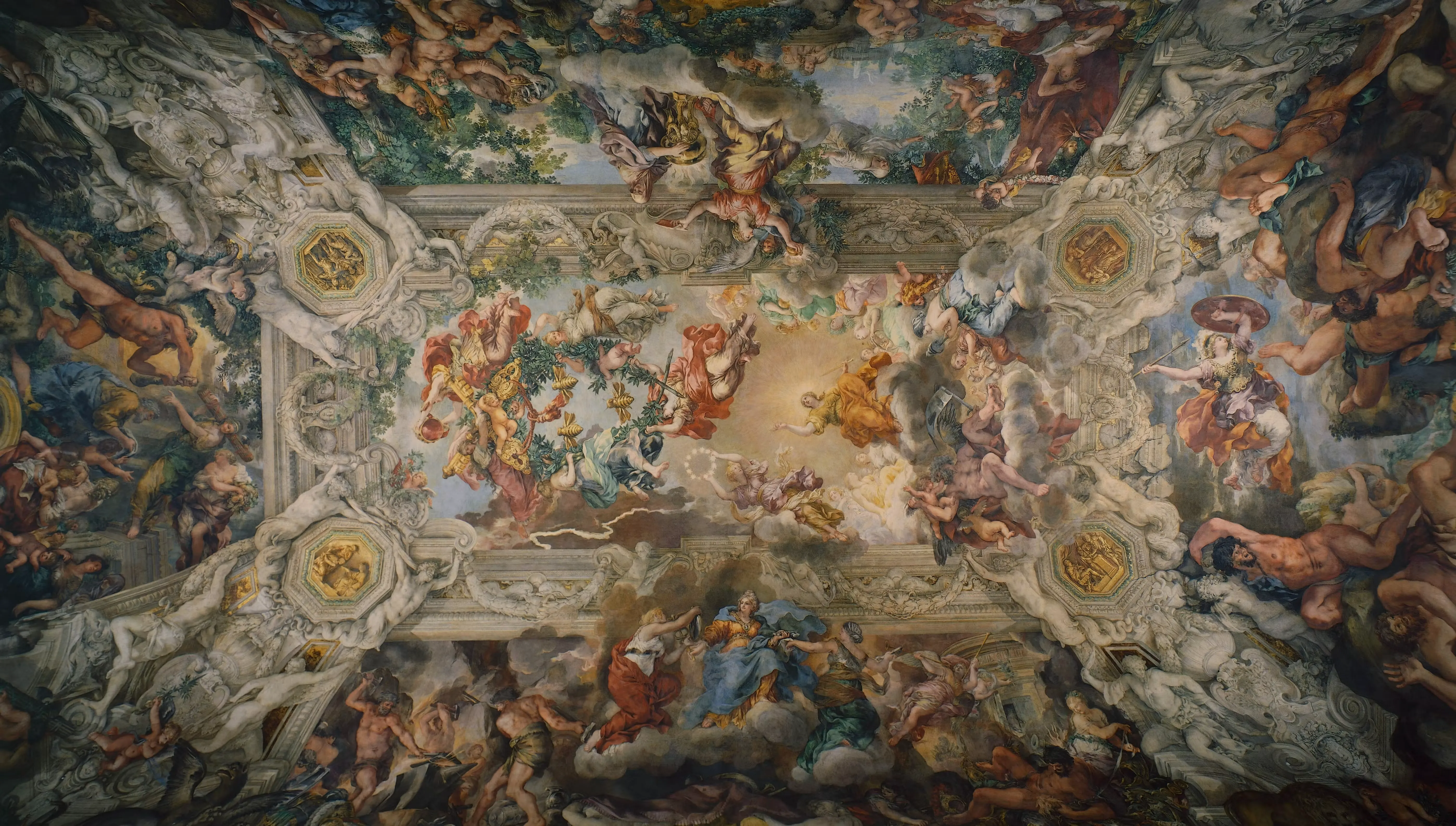 Triumph of Divine Providence ceiling detail