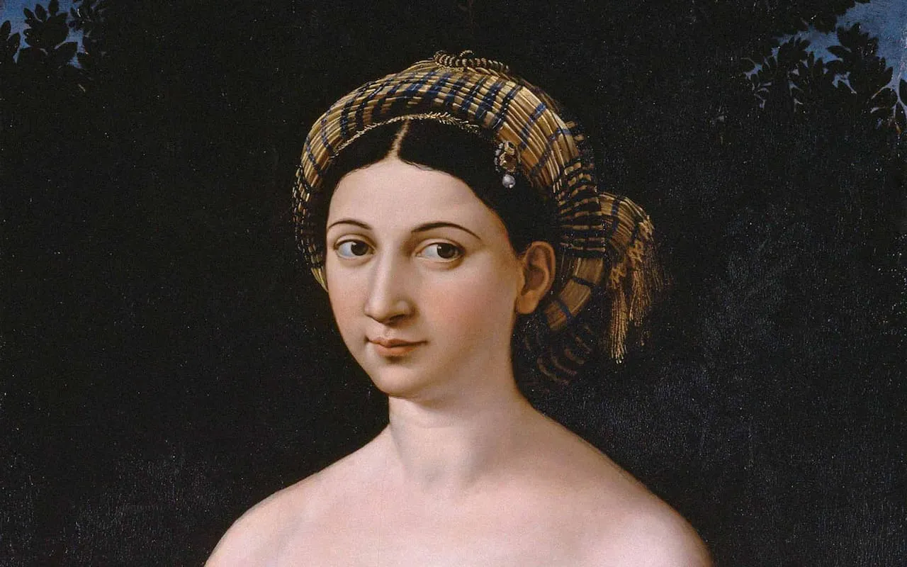 Raphael's La Fornarina painting