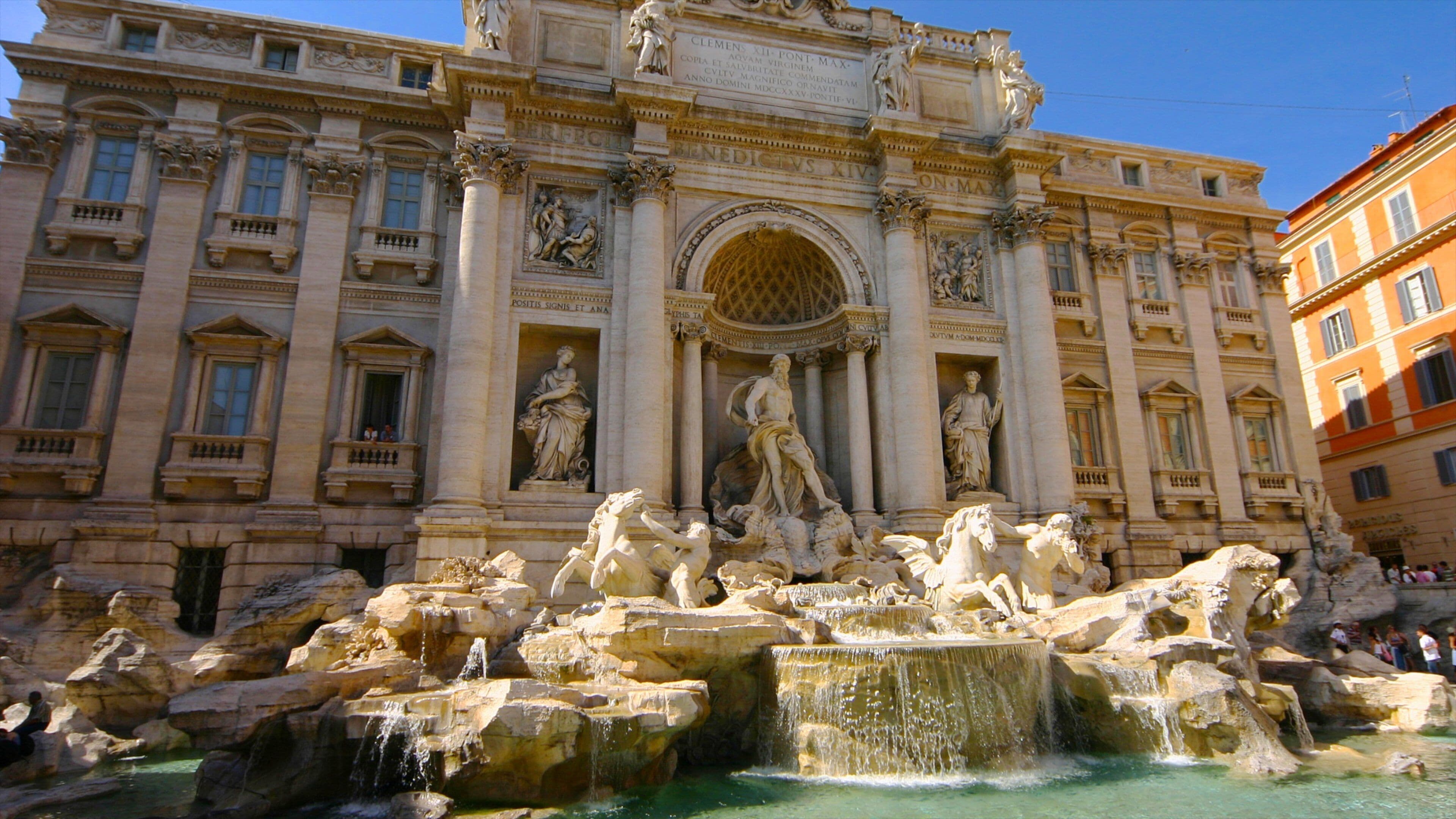 Trevi Fountain in central Rome