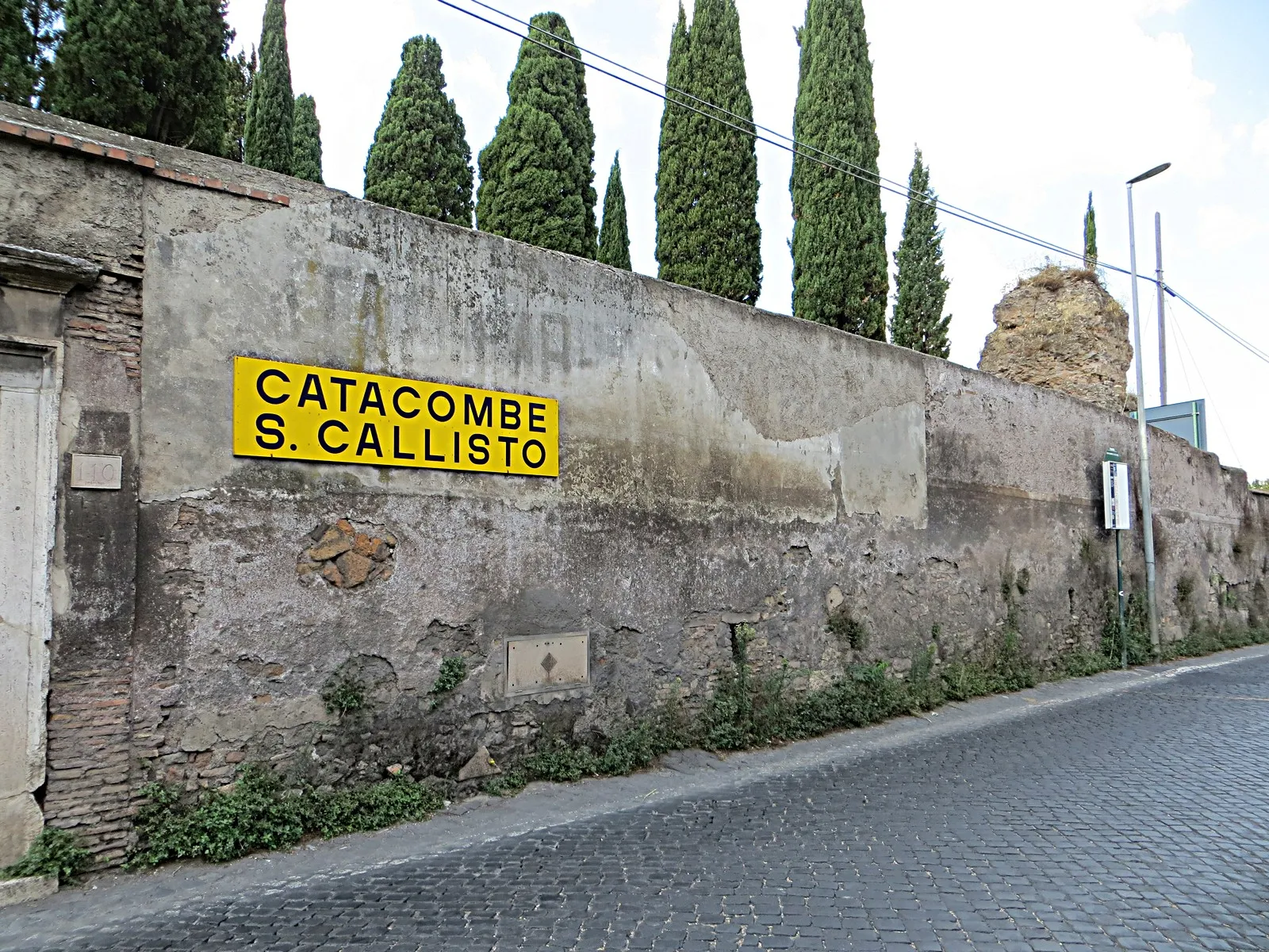 Entrance to the Catacombs of San Callisto