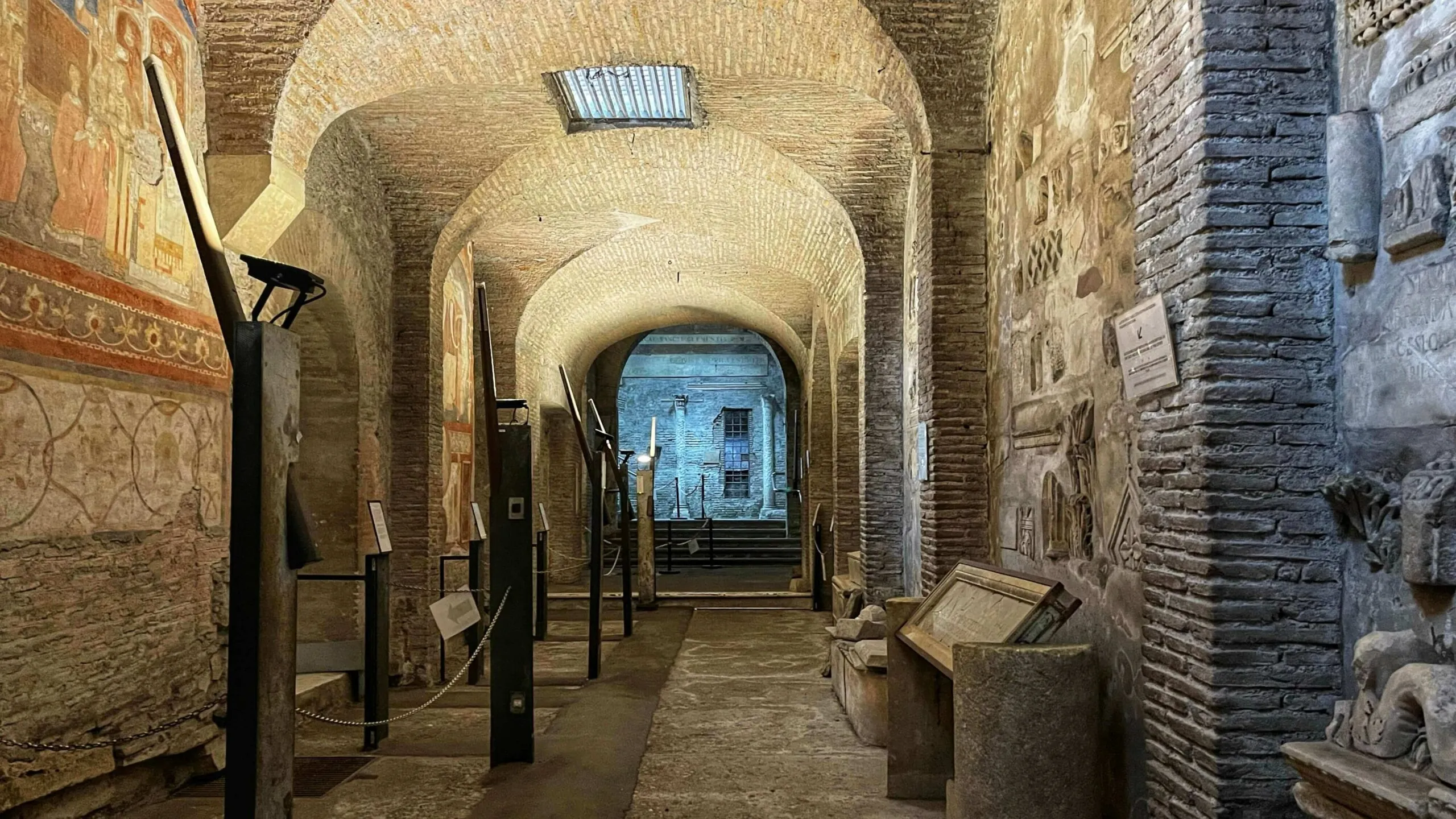 Crypt of Saint Clement's Church in Rome