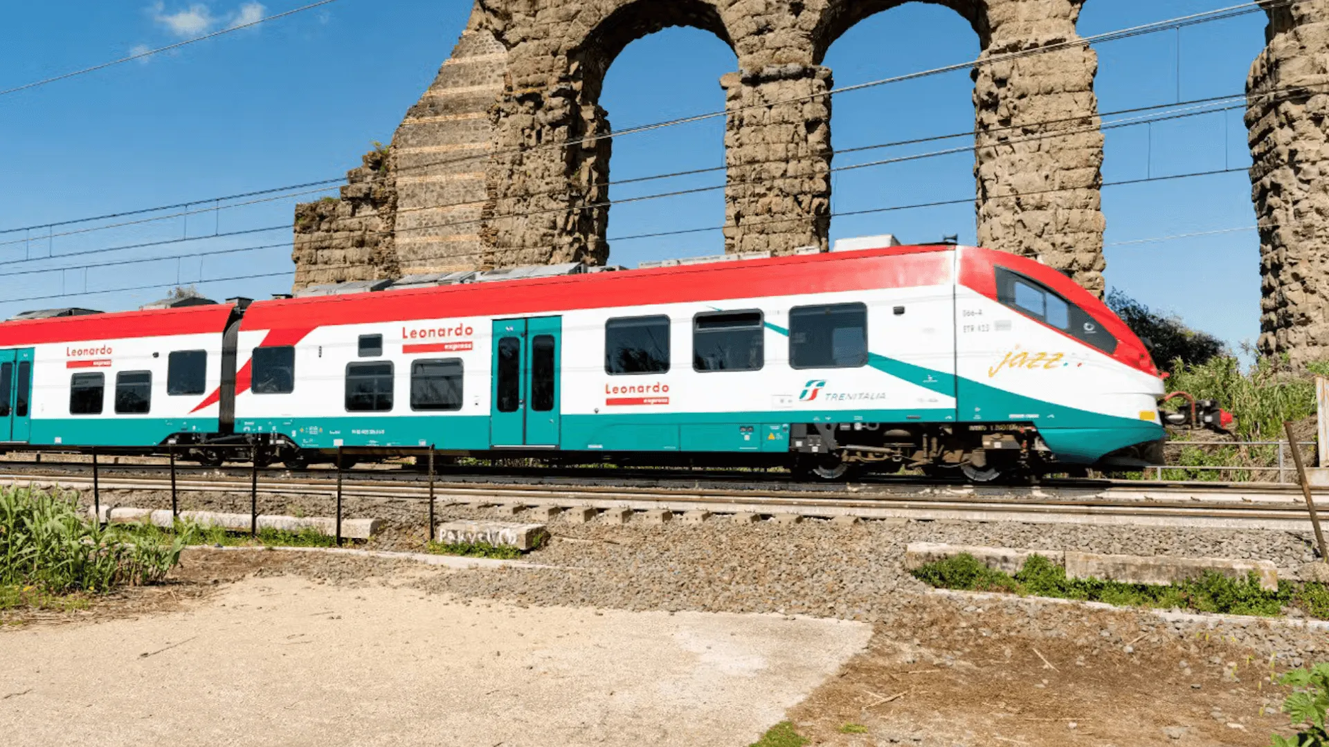 Leonardo Express train at Roma Termini platform