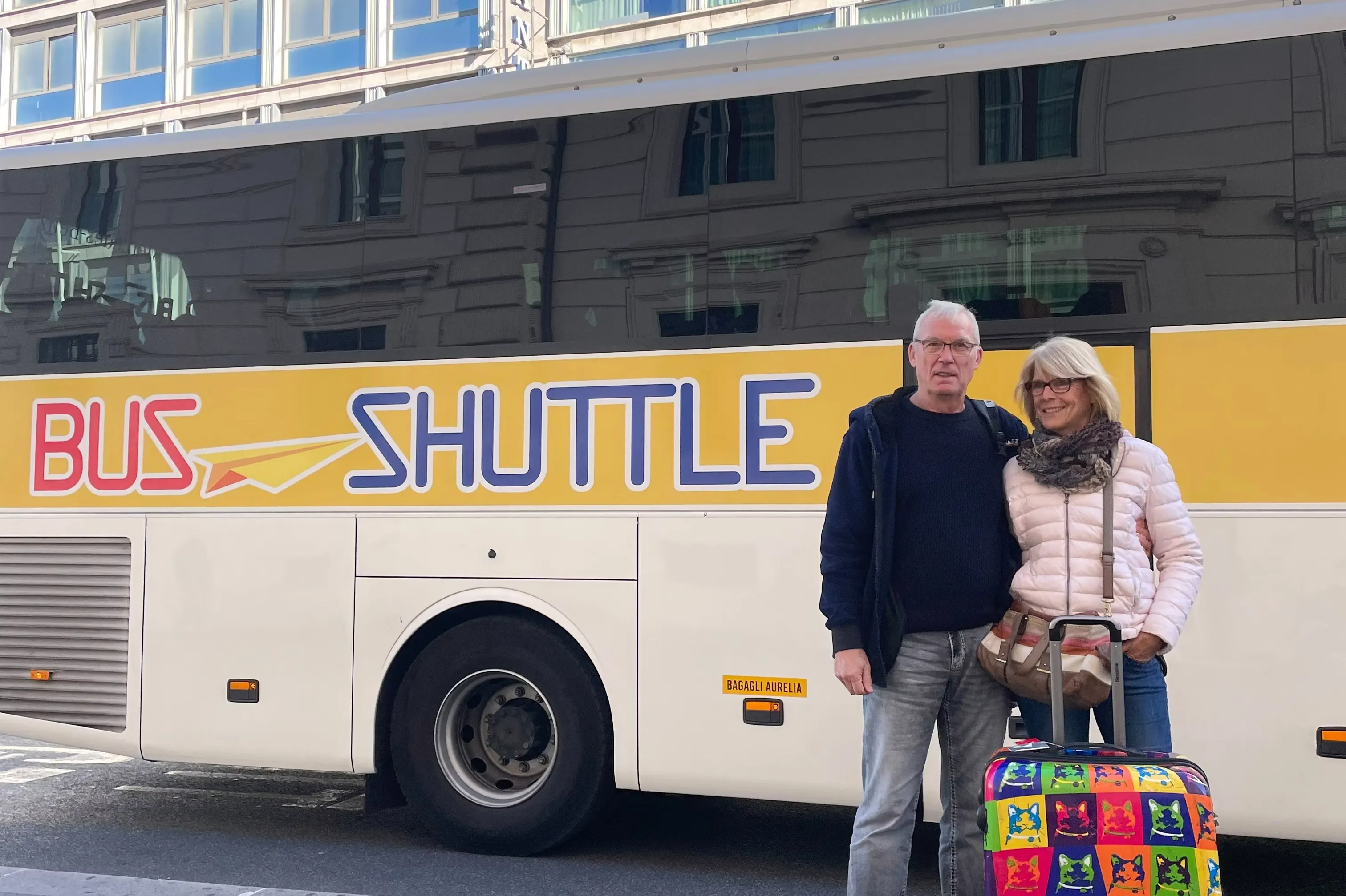 SIT Bus Shuttle transfer from Fiumicino to Rome