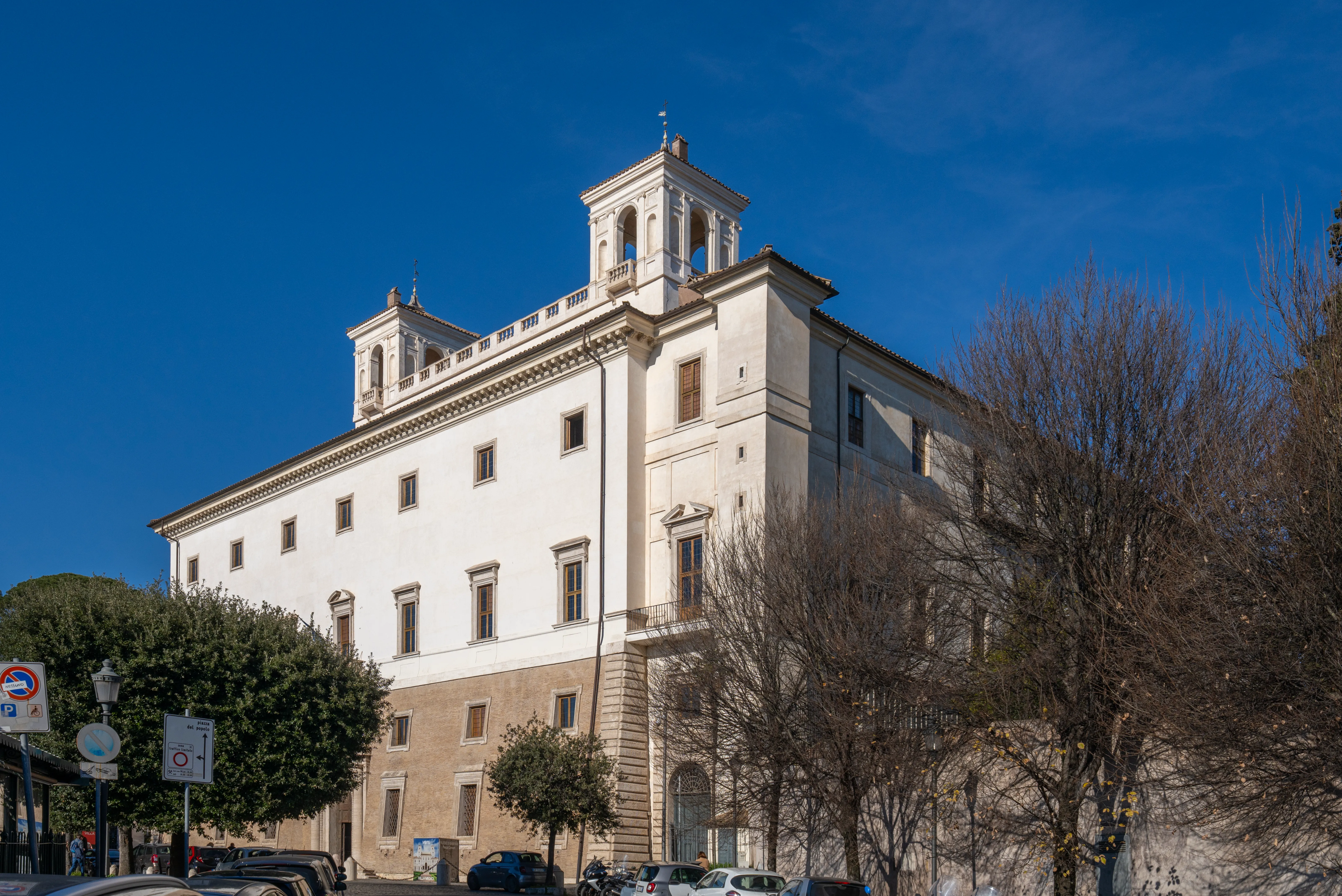 Villa Medici facade in Rome