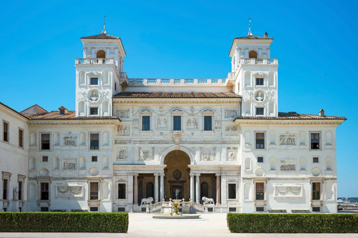 Front view of Villa Medici