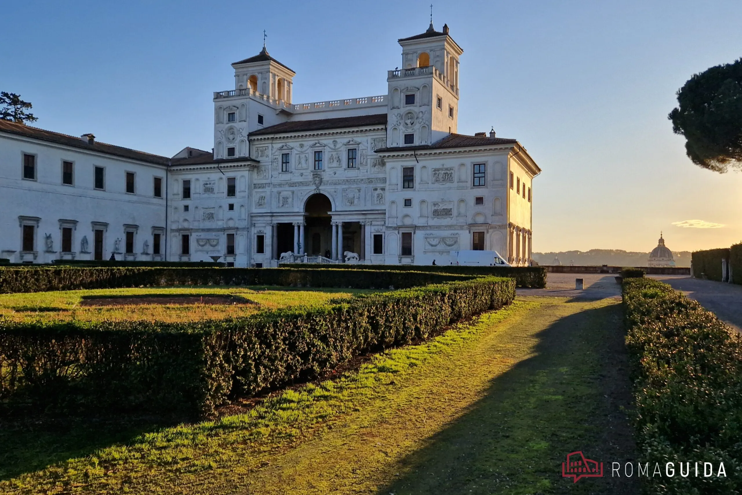 Villa Medici at Sunrise and Sunset: Two Different Cities in One Hilltop Place