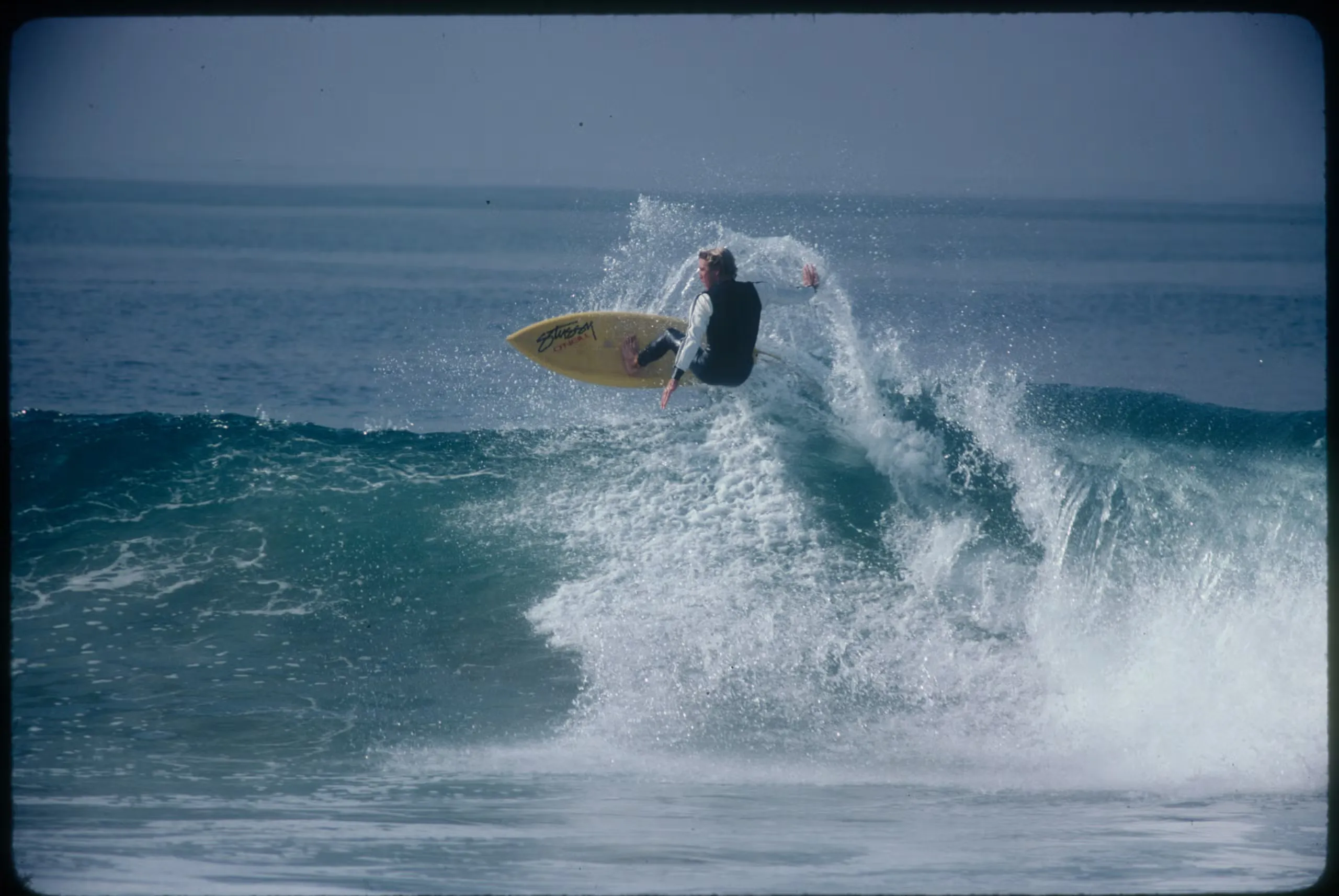 Historic Southern California coastal view from 1980