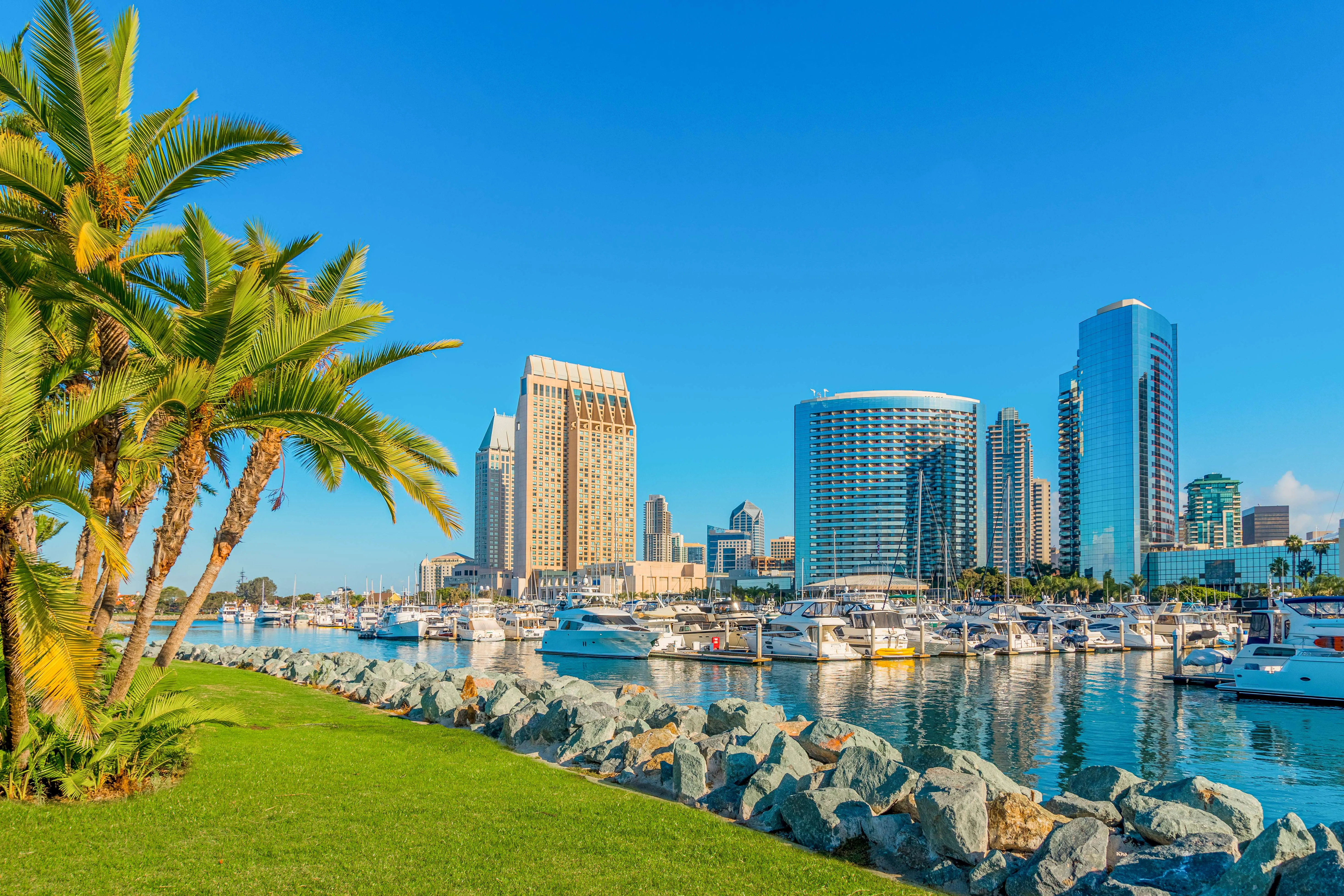 San Diego marina and waterfront