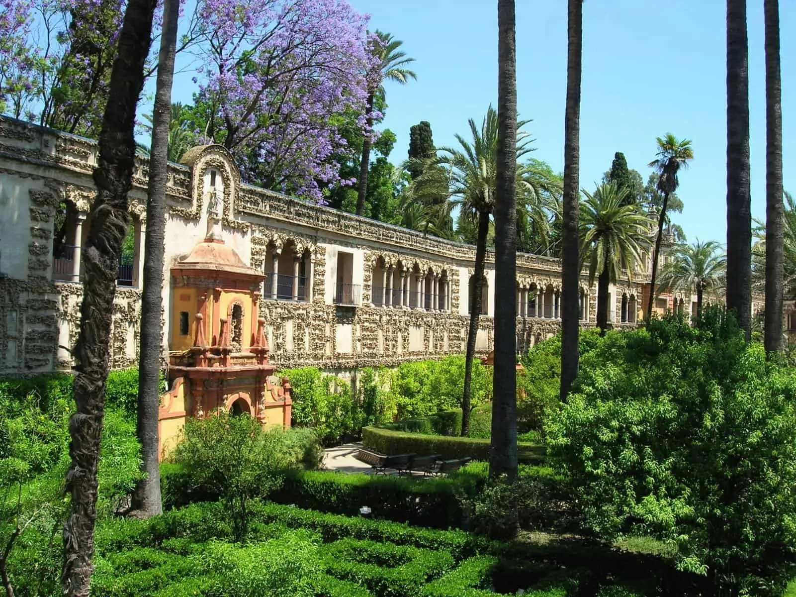 Garden axis exit point