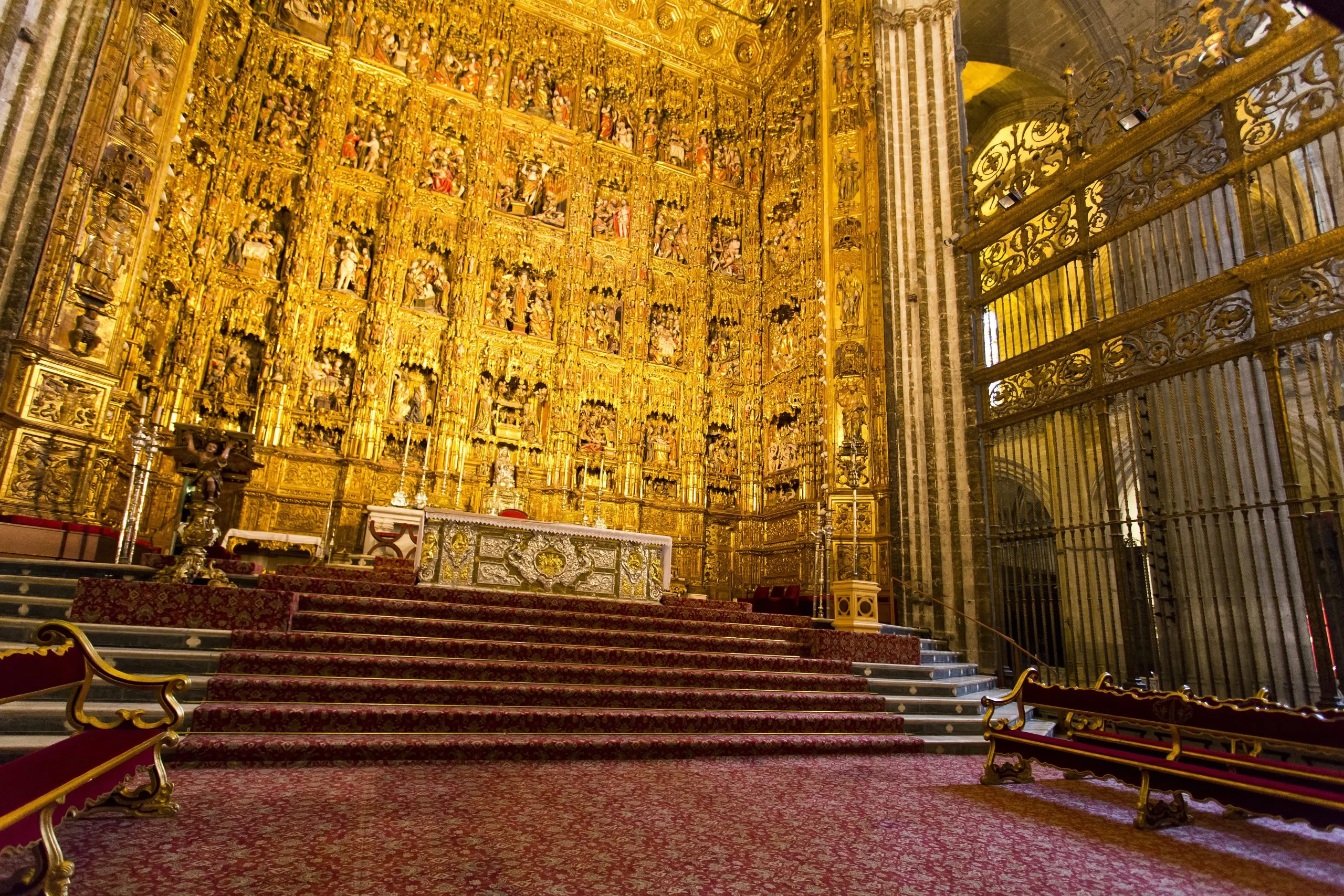 Main altar of Seville Cathedral