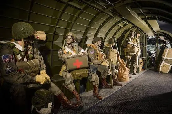 Historic aircraft fuselage linked to airborne operations