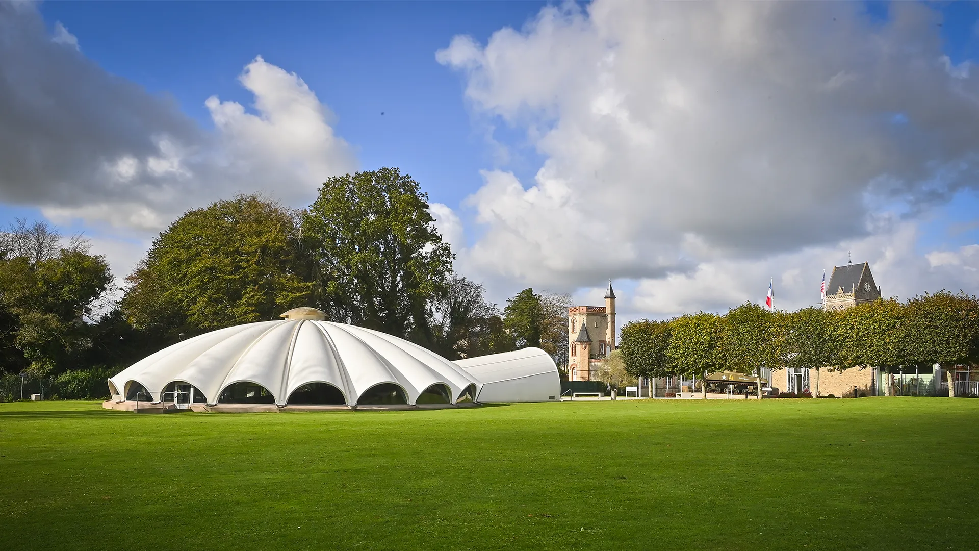 Airborne Museum exterior in Normandy