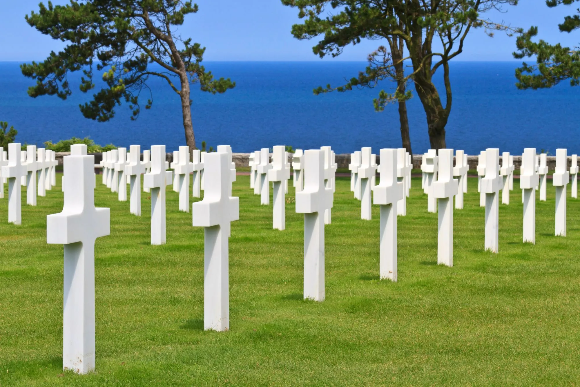 Normandy American Cemetery remembrance landscape