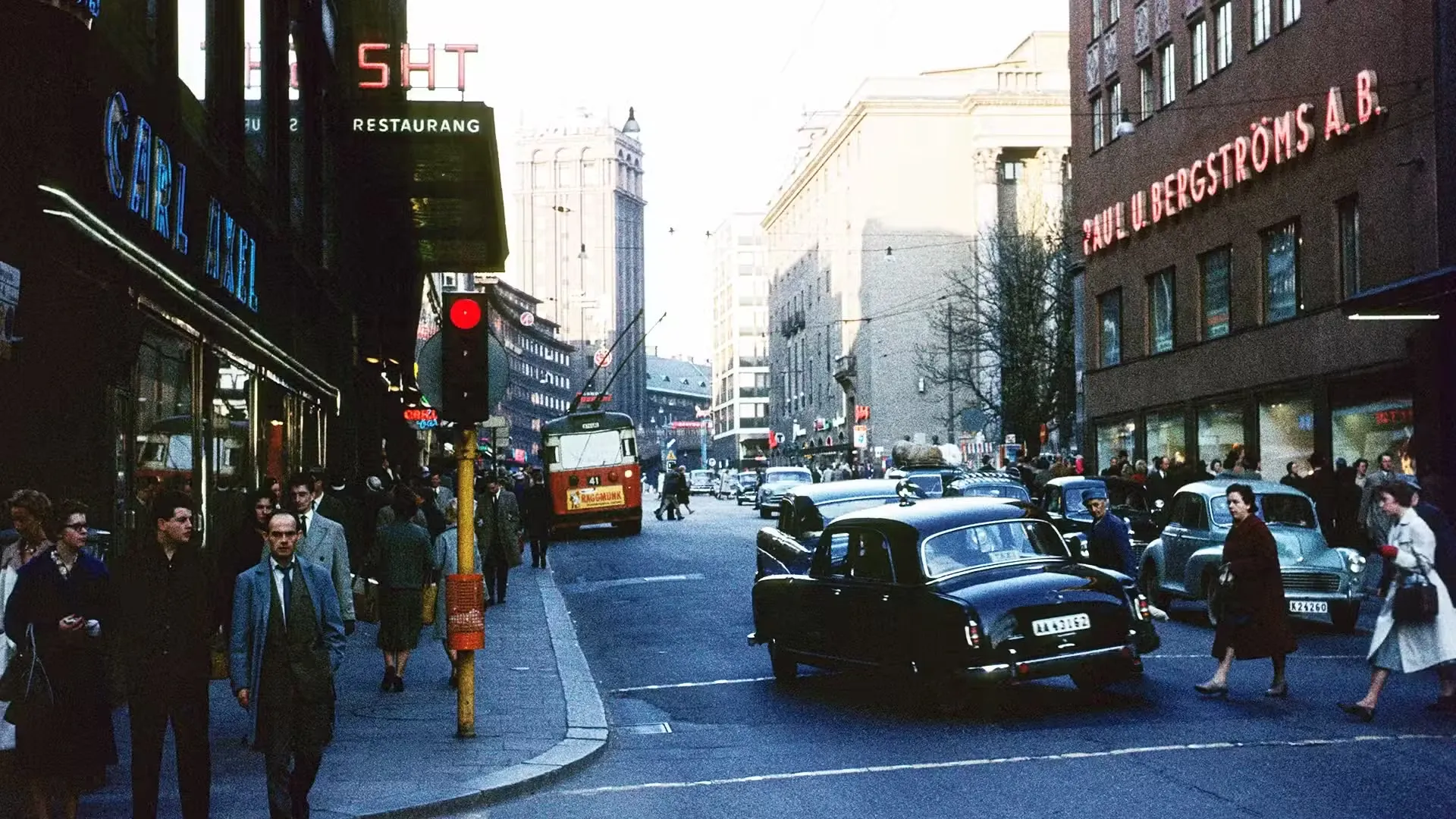 Historic Stockholm traffic