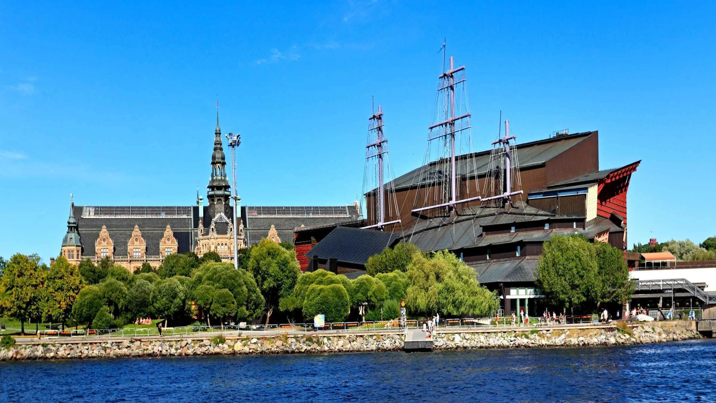 Vasa Museum seen from the waterfront