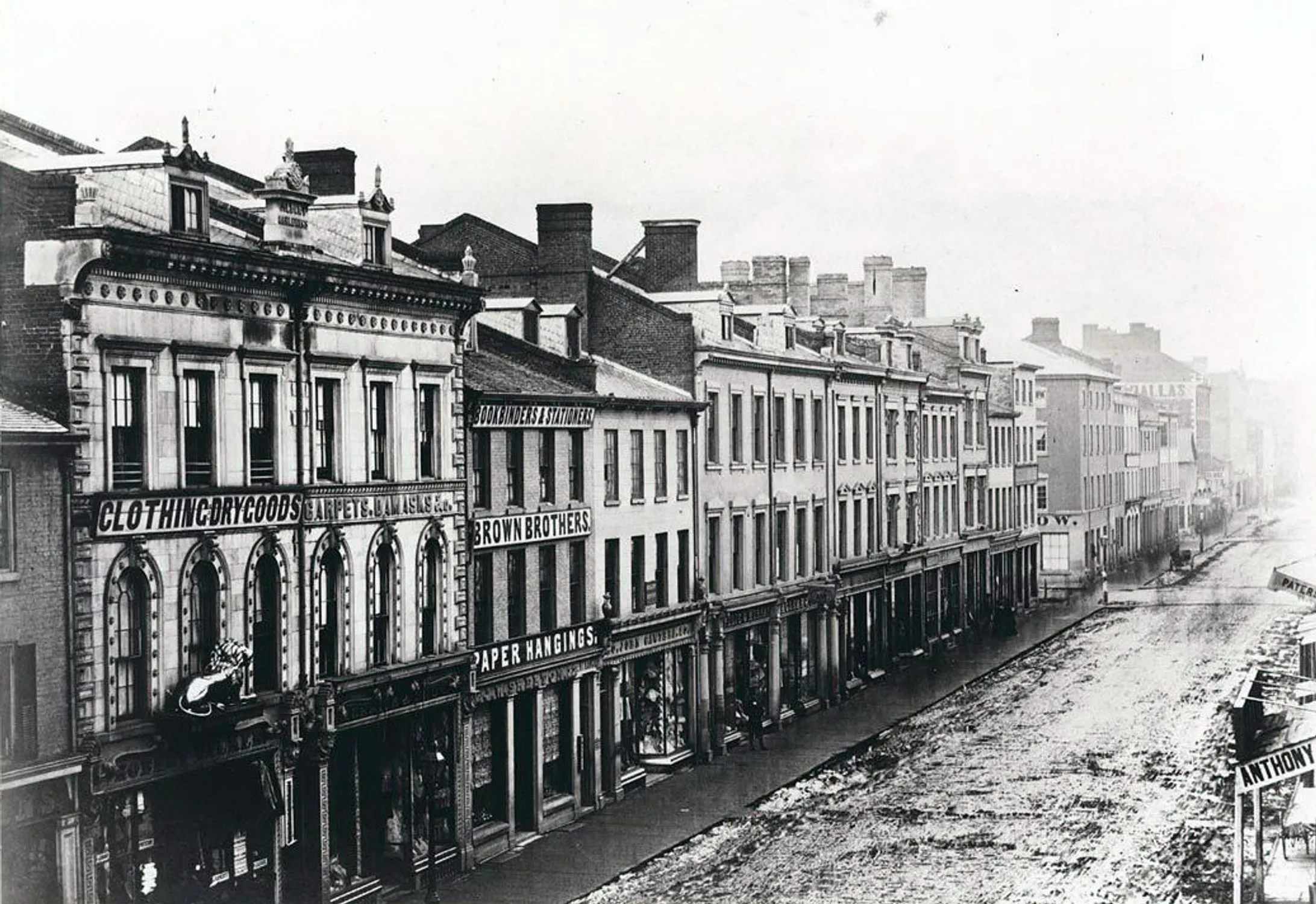 King East in Toronto around the 1860s
