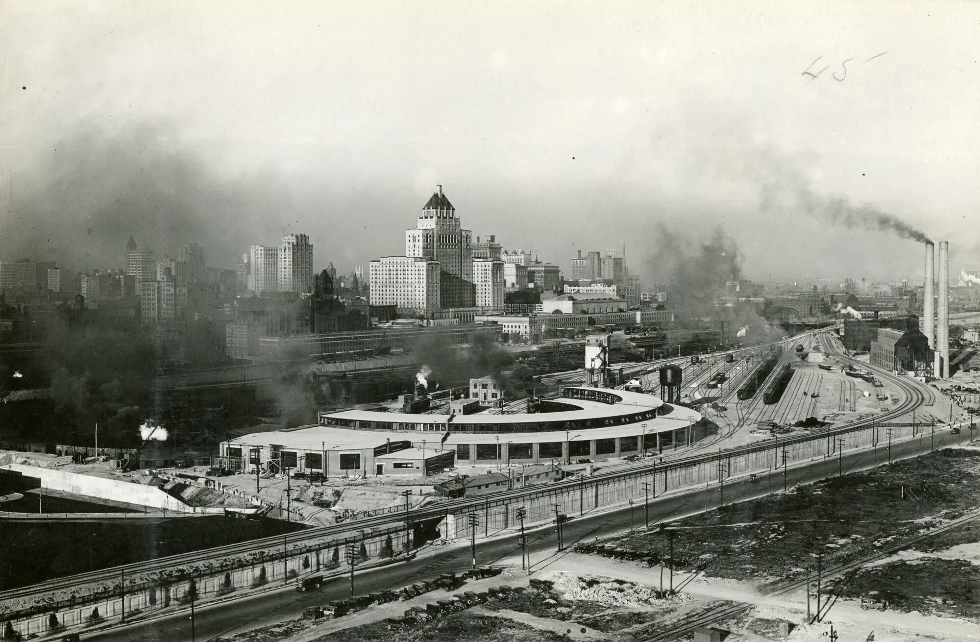 Roundhouse Park in Toronto around the 1920s