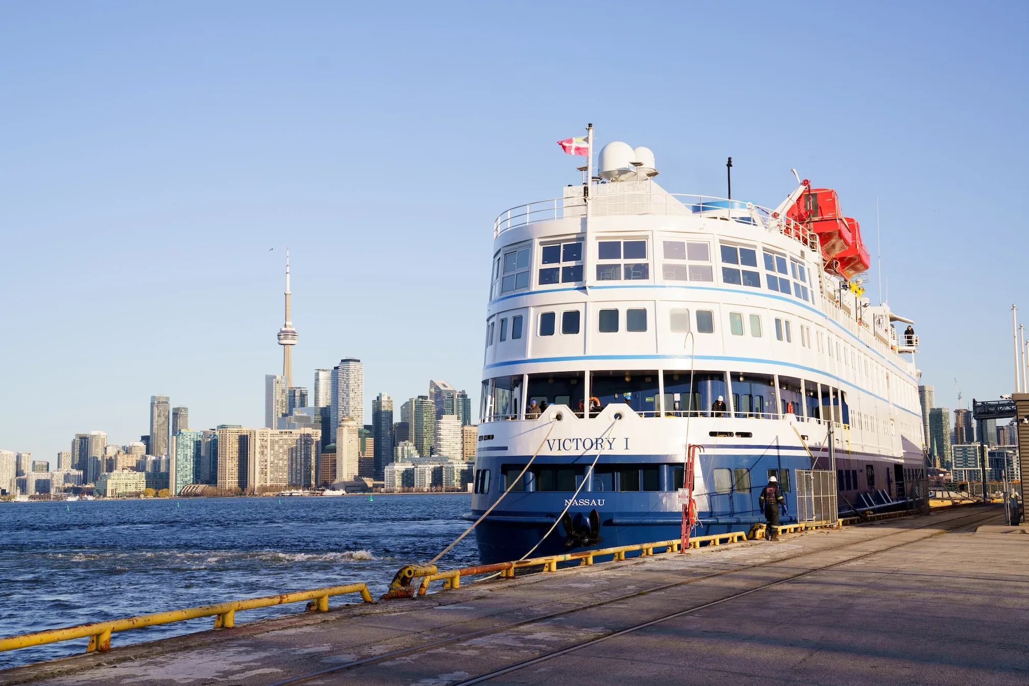 Historic inauguration of the Victory I cruise boat in Toronto