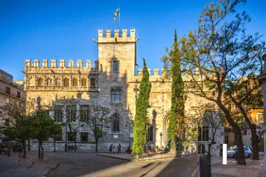 La Lonja de la Seda facade in Valencia