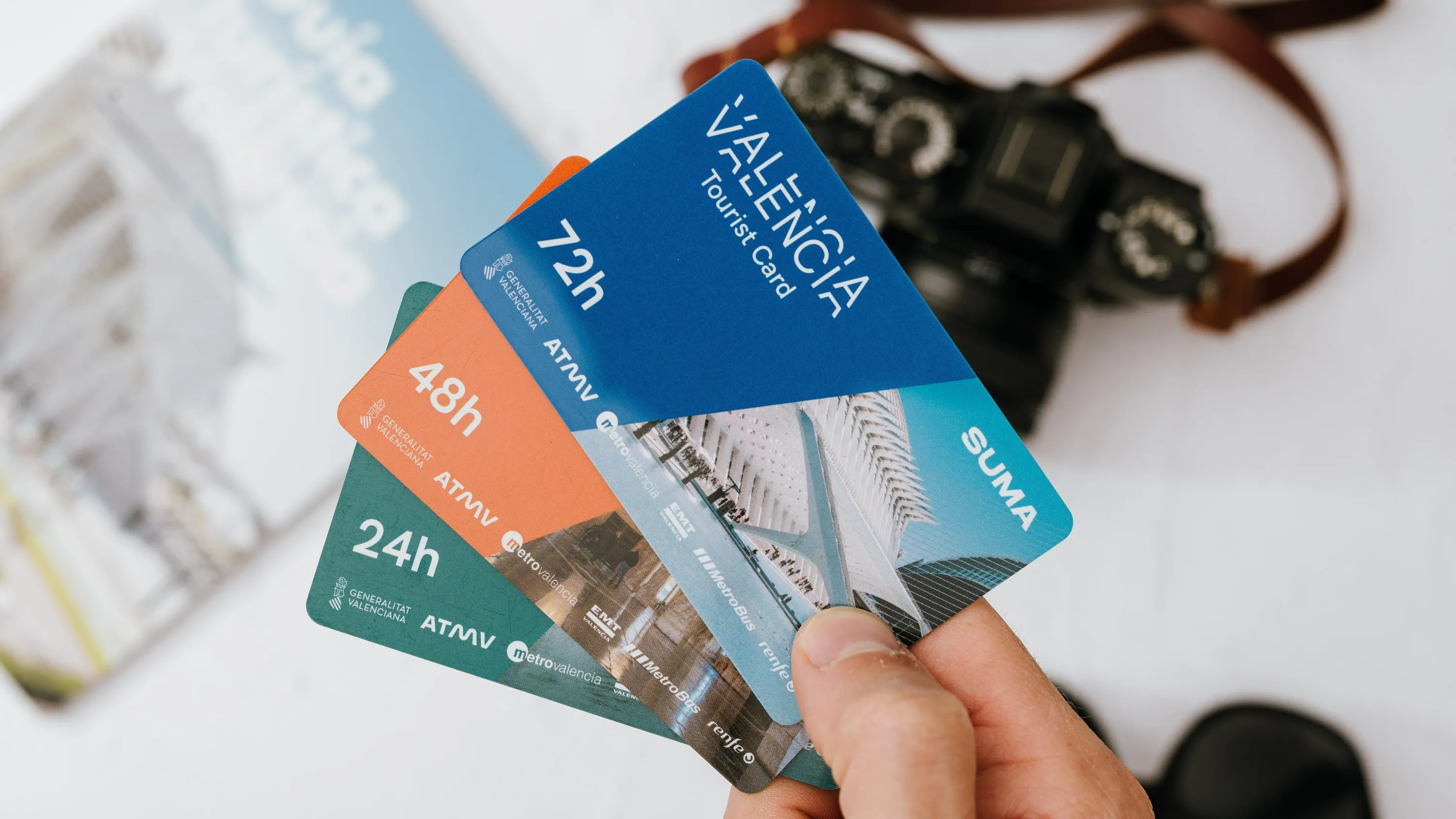 Valencia Tourist Card options for 24, 48 and 72 hours