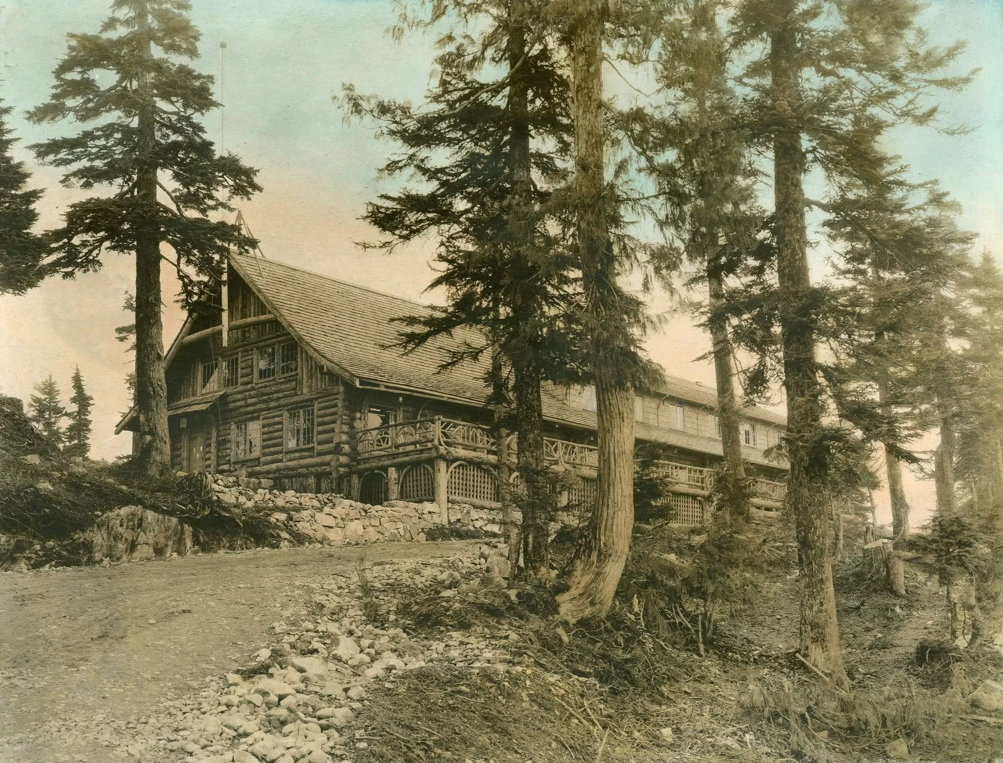 Grouse Mountain chalet in 1926