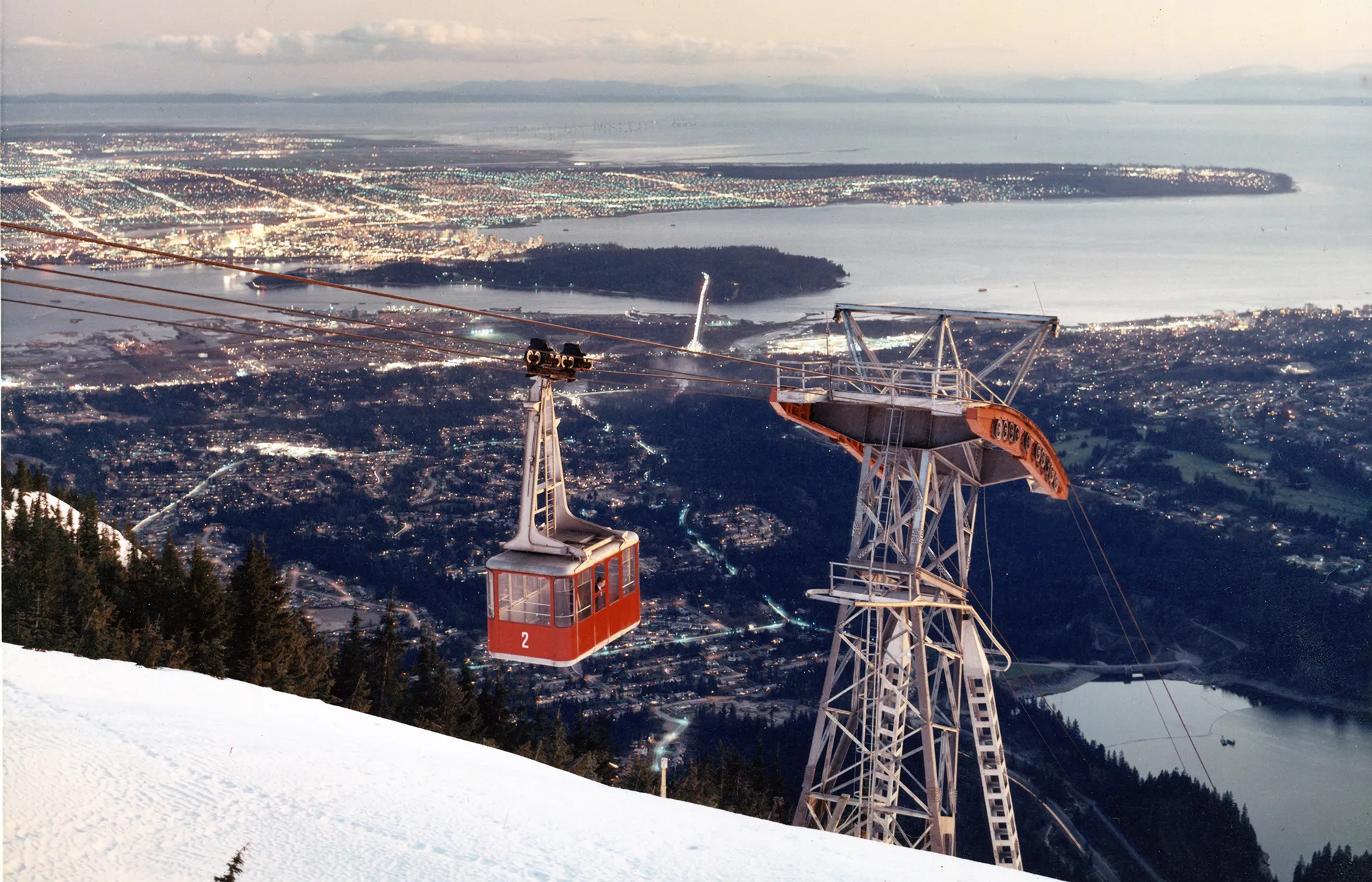 First Grouse Mountain Skyride in 1966