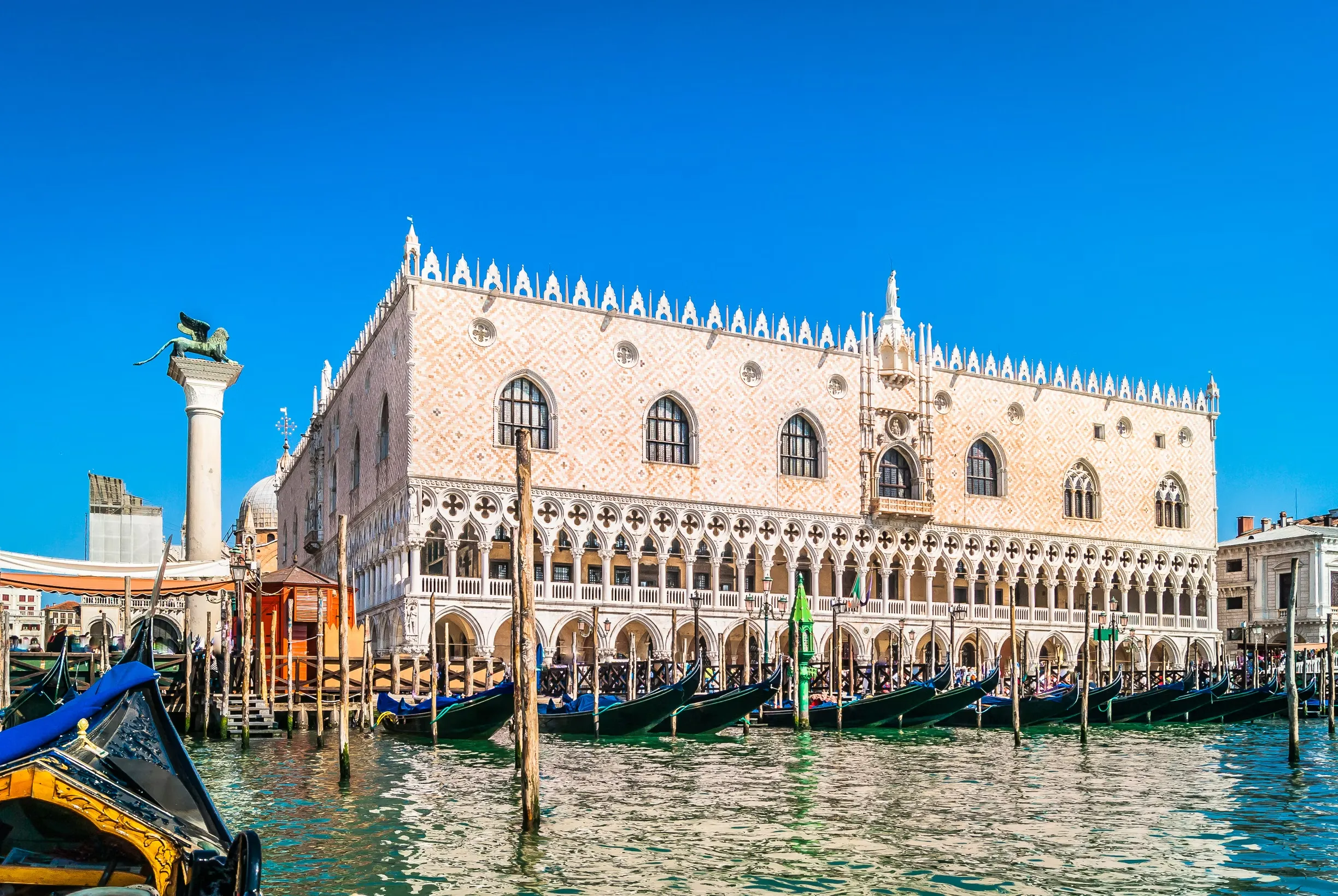 Doge's Palace exterior and canal