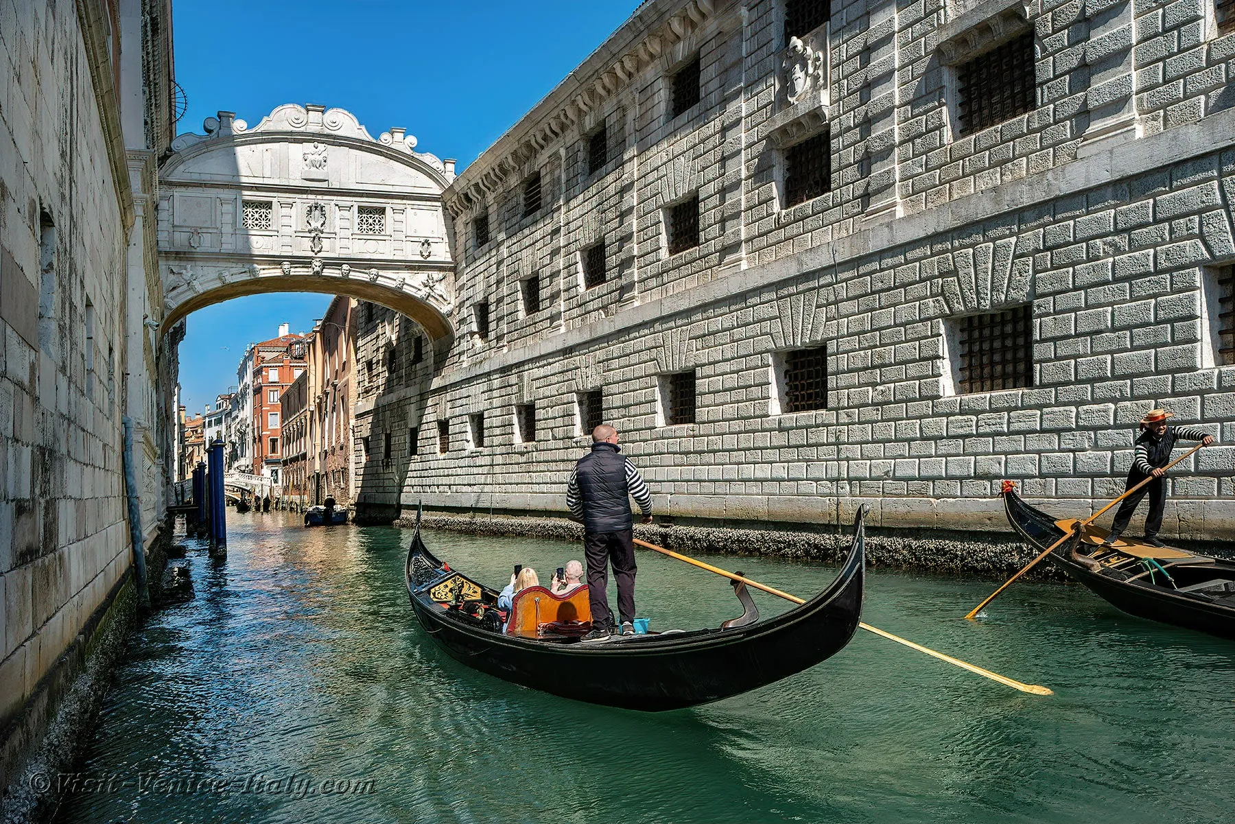 Gondola under arch